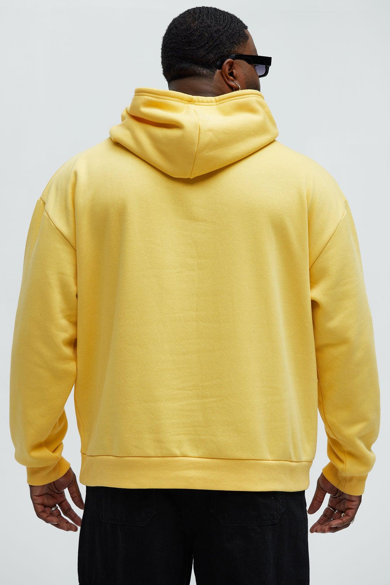 Anime Hits Different Hoodie - Yellow Product Image