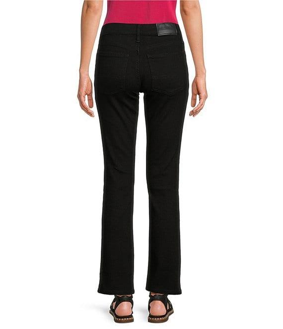 Lucky Brand Mid Rise Sweet Straight Leg Ankle Length Stretch Denim Jeans Product Image