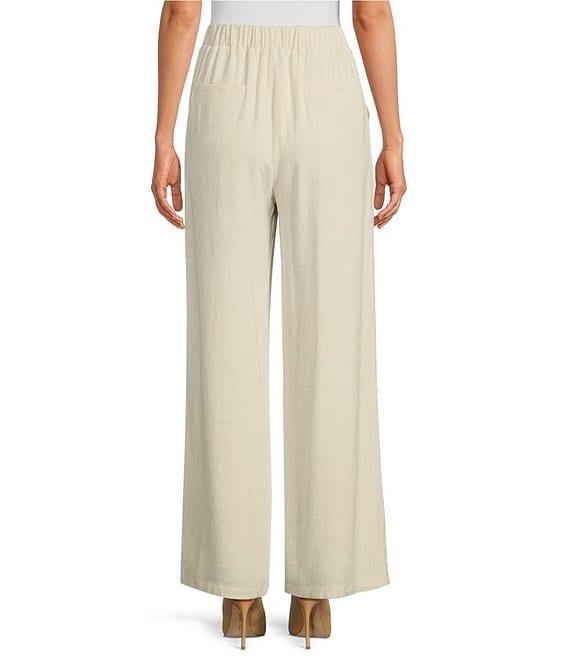 Sugarlips Step Up Linen High Rise Wide Leg Pant Product Image