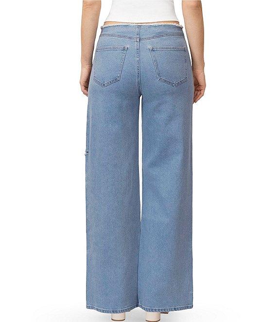 Stevie Jeans Mid Rise Straight Leg Jeans Product Image