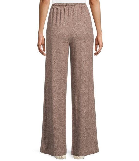 GB Hacci Wide Leg Coordinating Drawstring Pants Product Image