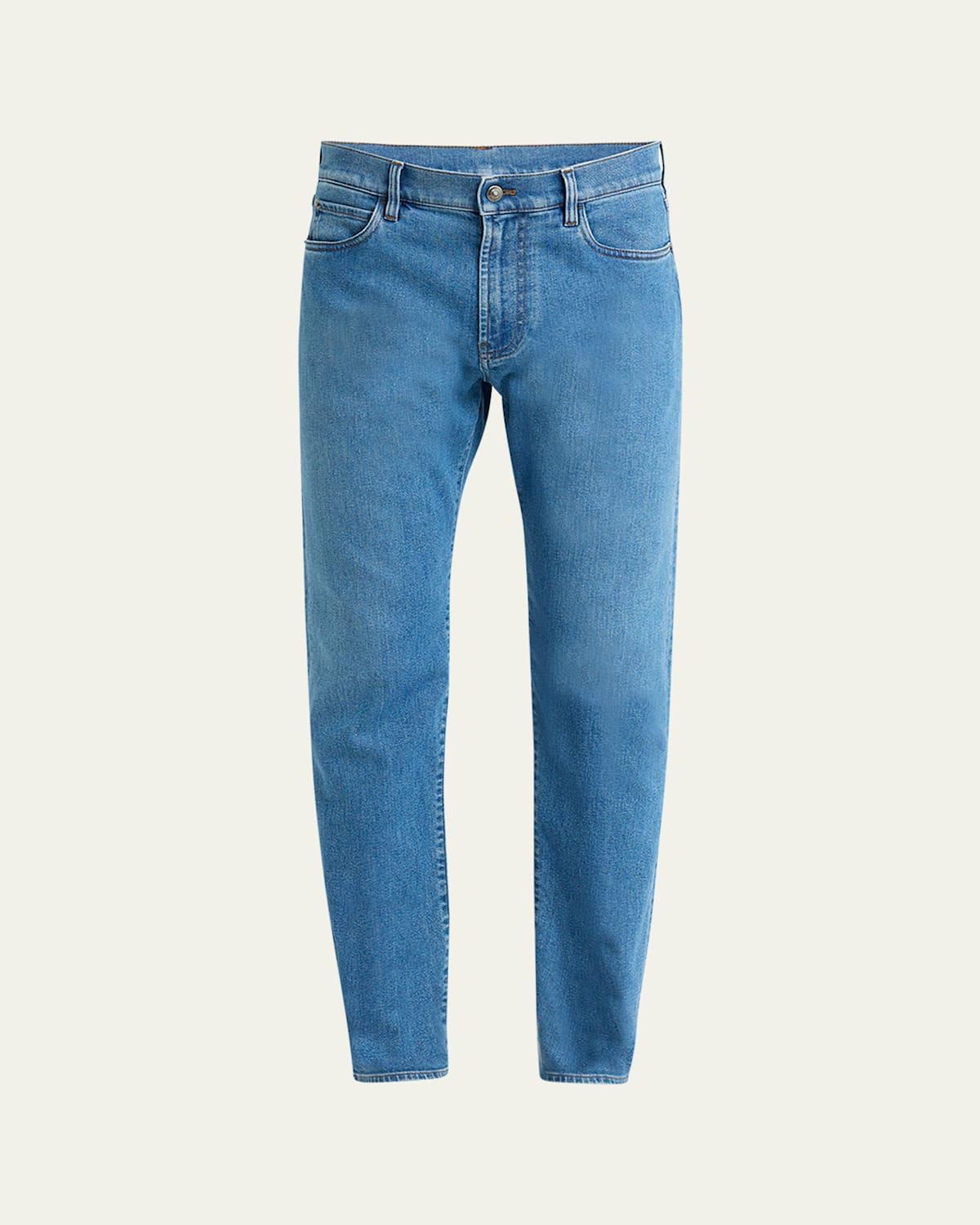 Mens Quarona Kurashiki Slim Denim Trousers Product Image