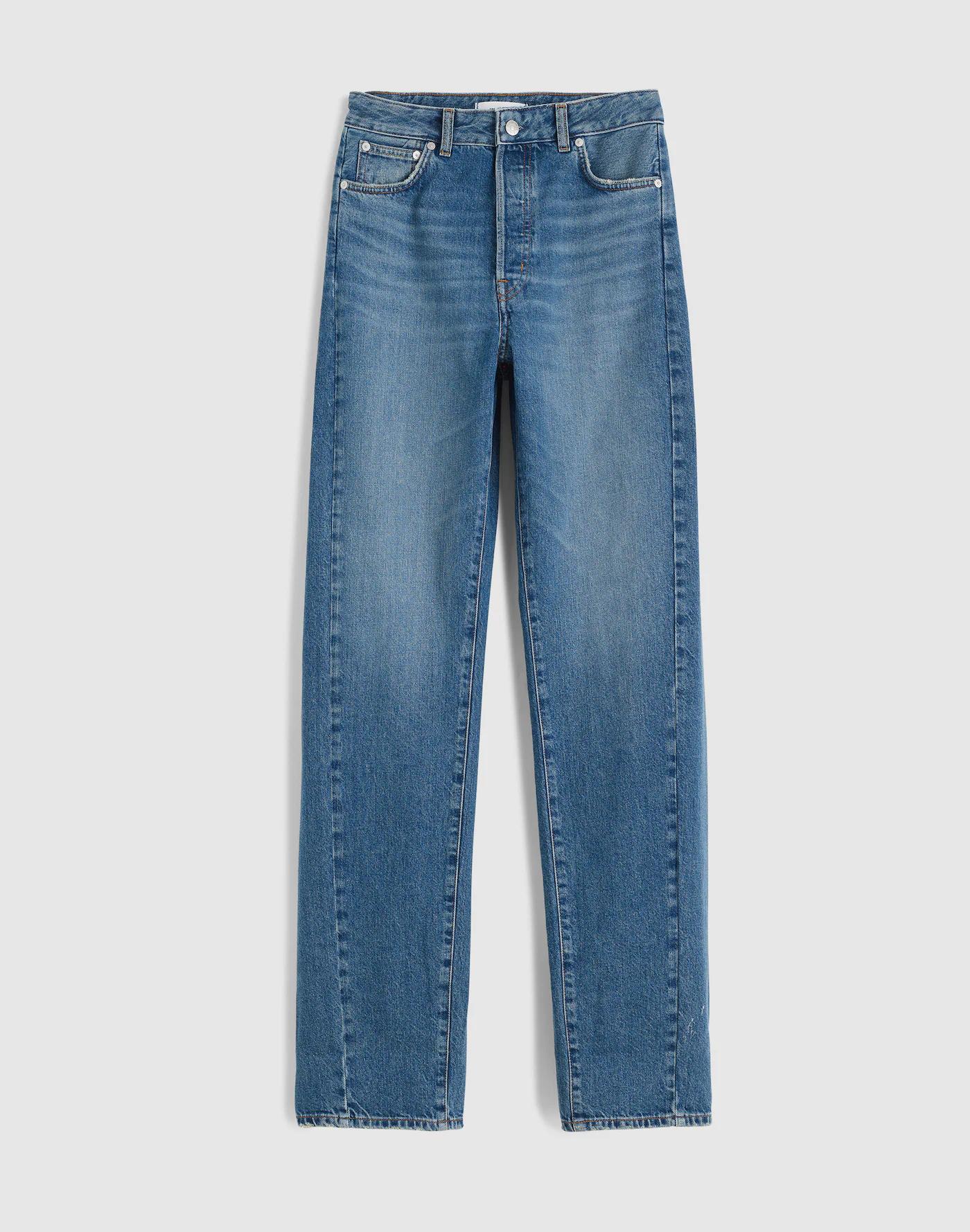 The Curvy Pieced Barrel-Leg Jean Product Image