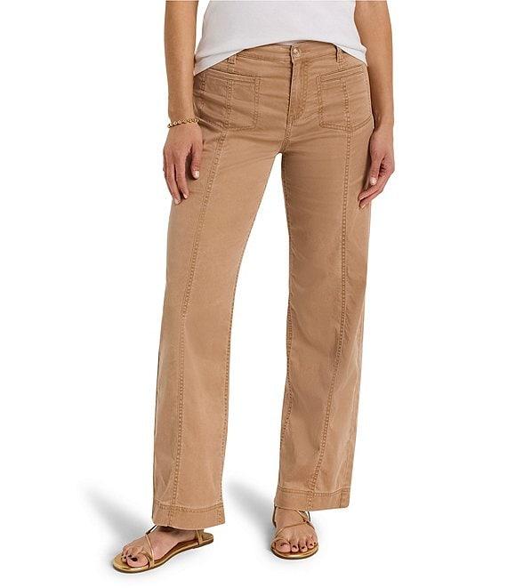 NIC + ZOE Cotton Sateen Wide Leg Pants Product Image