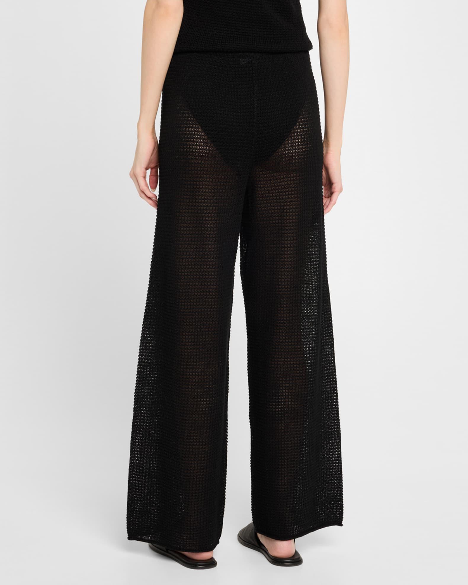 Linen Knit Drawstring Pants Product Image