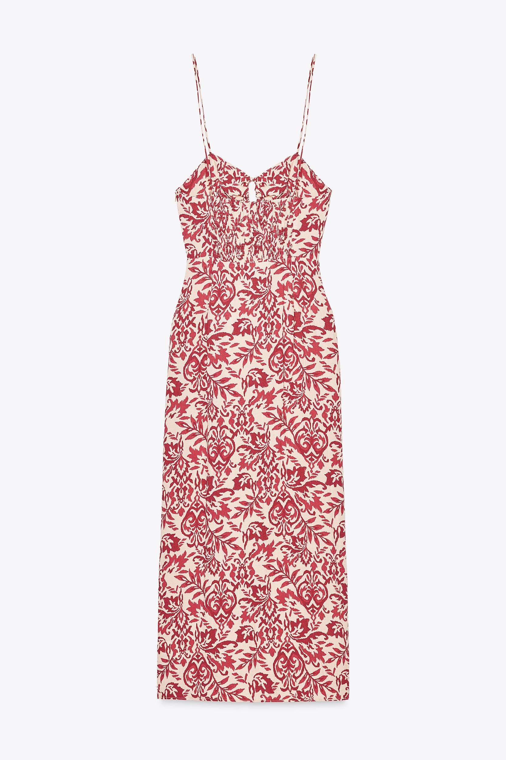 PRINTED RUSTIC MIDI DRESS Product Image