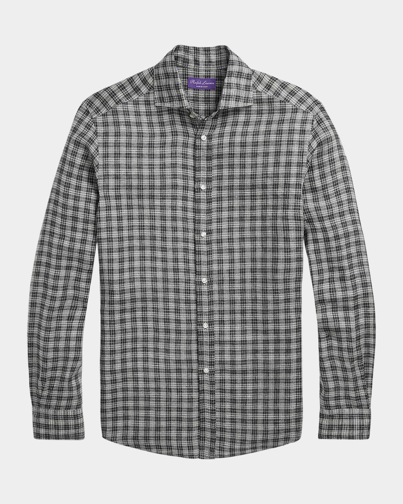 Mens Plaid Flannel Shirt Product Image
