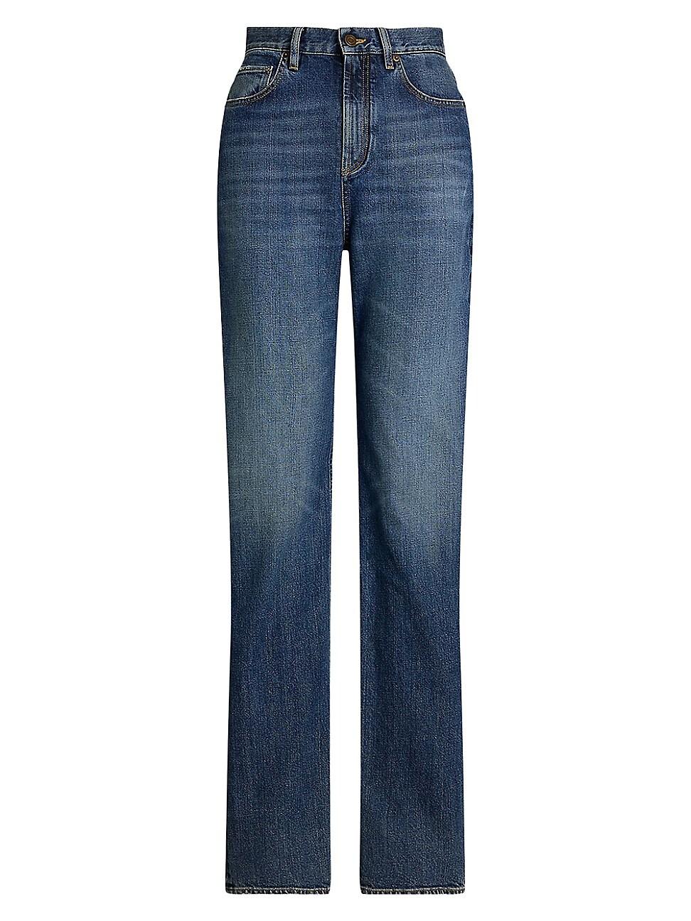 Womens Nova Mid-Rise Straight Jeans Product Image