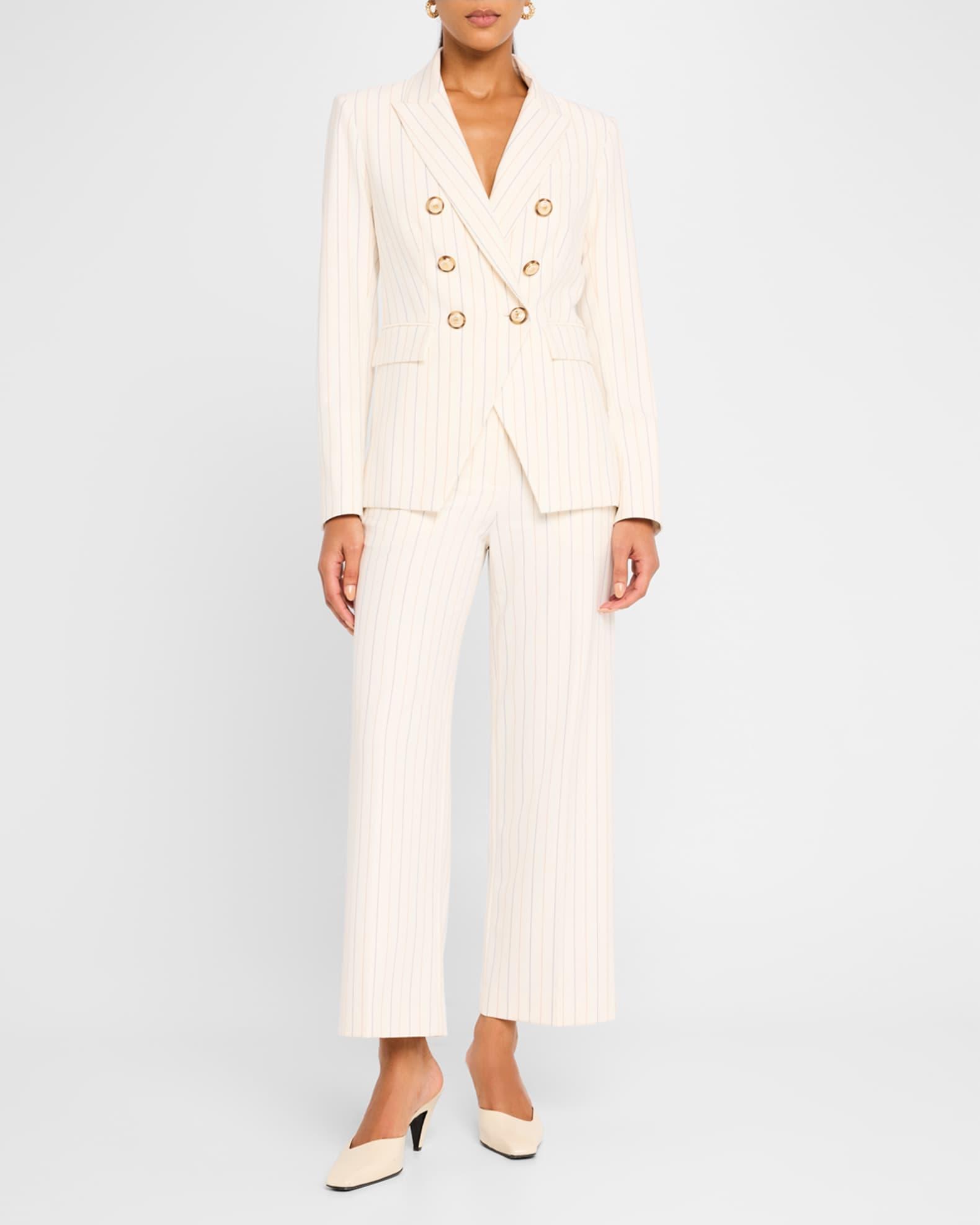 Brixton Pinstripe Wide-Leg Pants Product Image