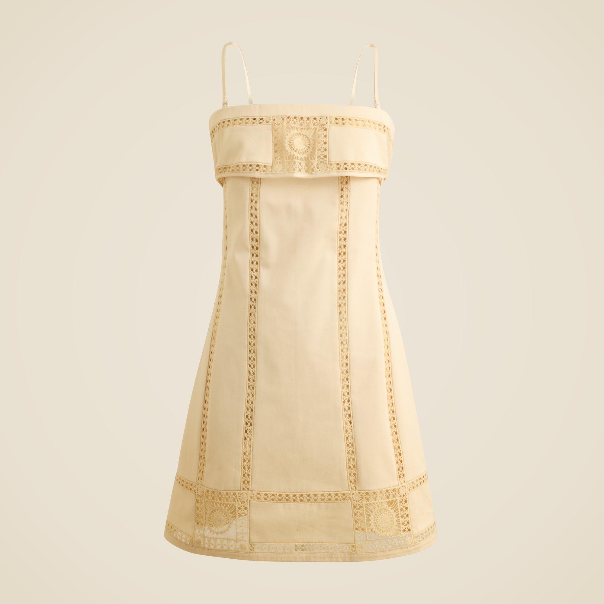 Crochet-panel mini dress Product Image