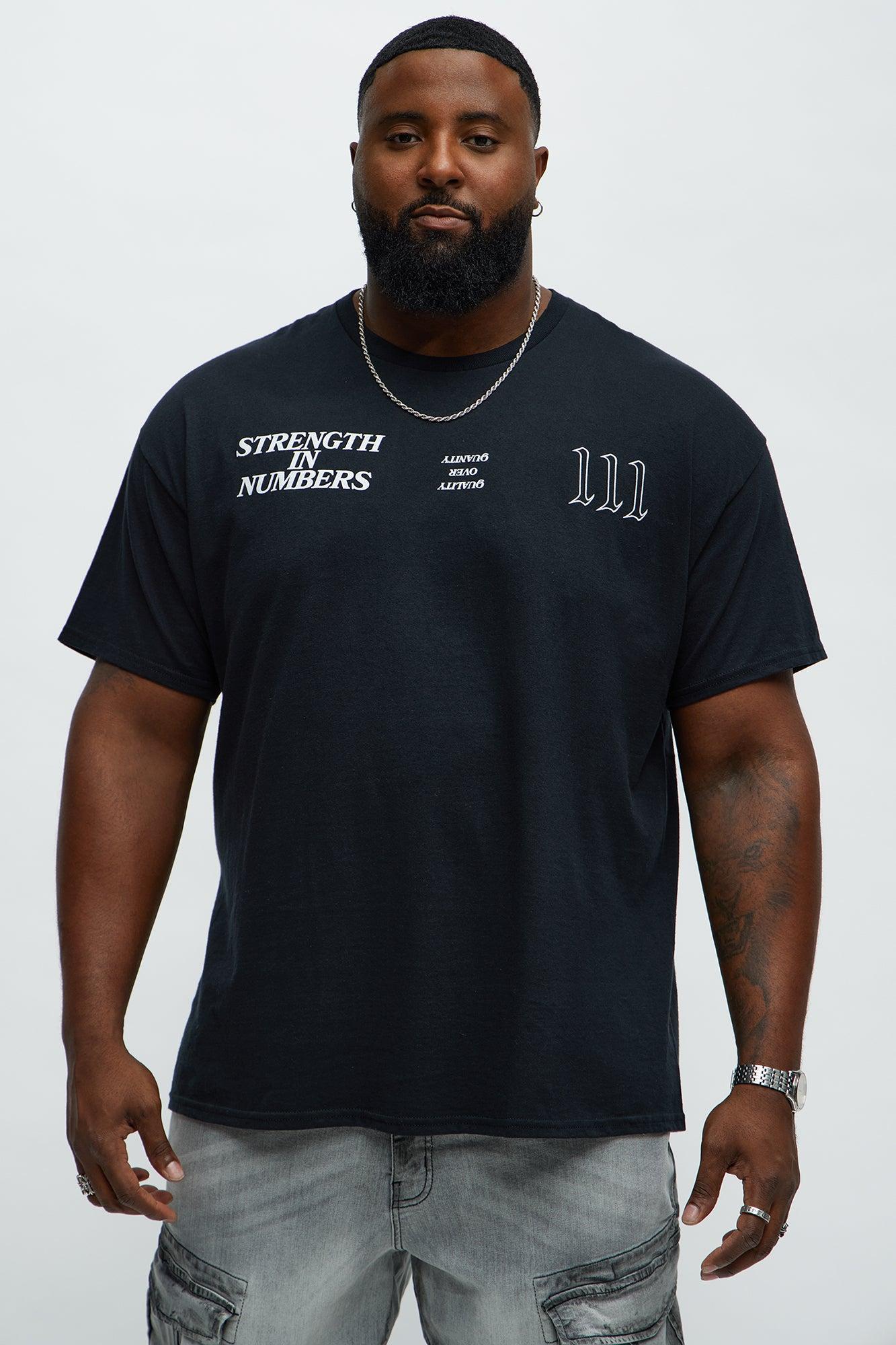 Strength In Numbers Short Sleeve Tee - Black Male Product Image