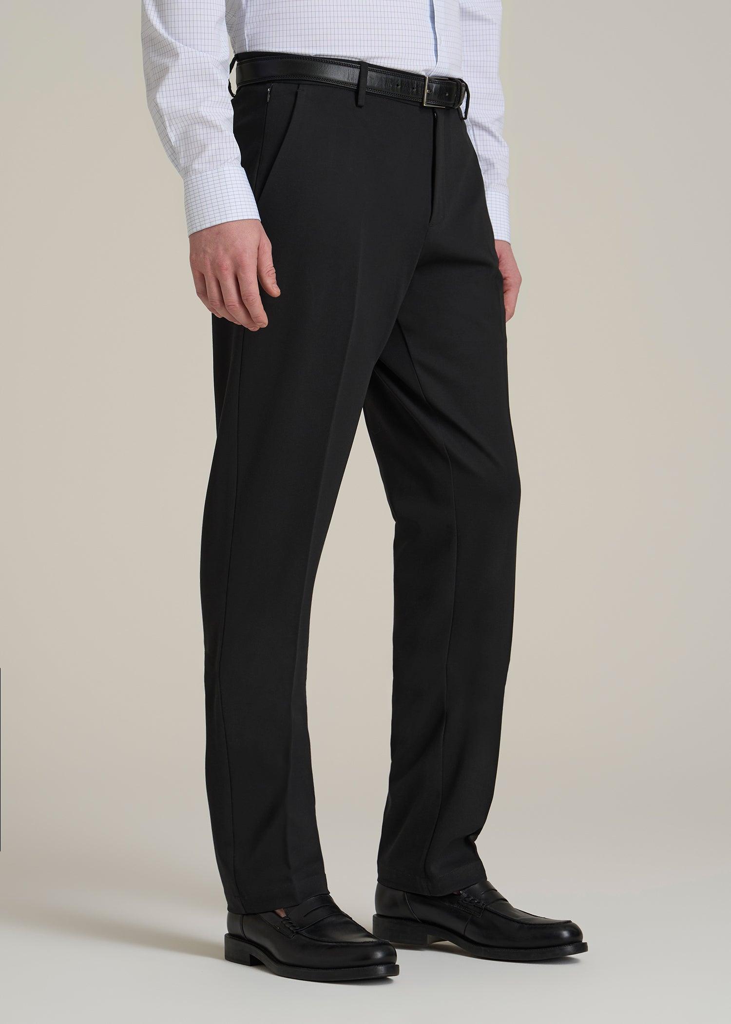Flex Tech Suit Pants for Tall Men in Black Male Product Image