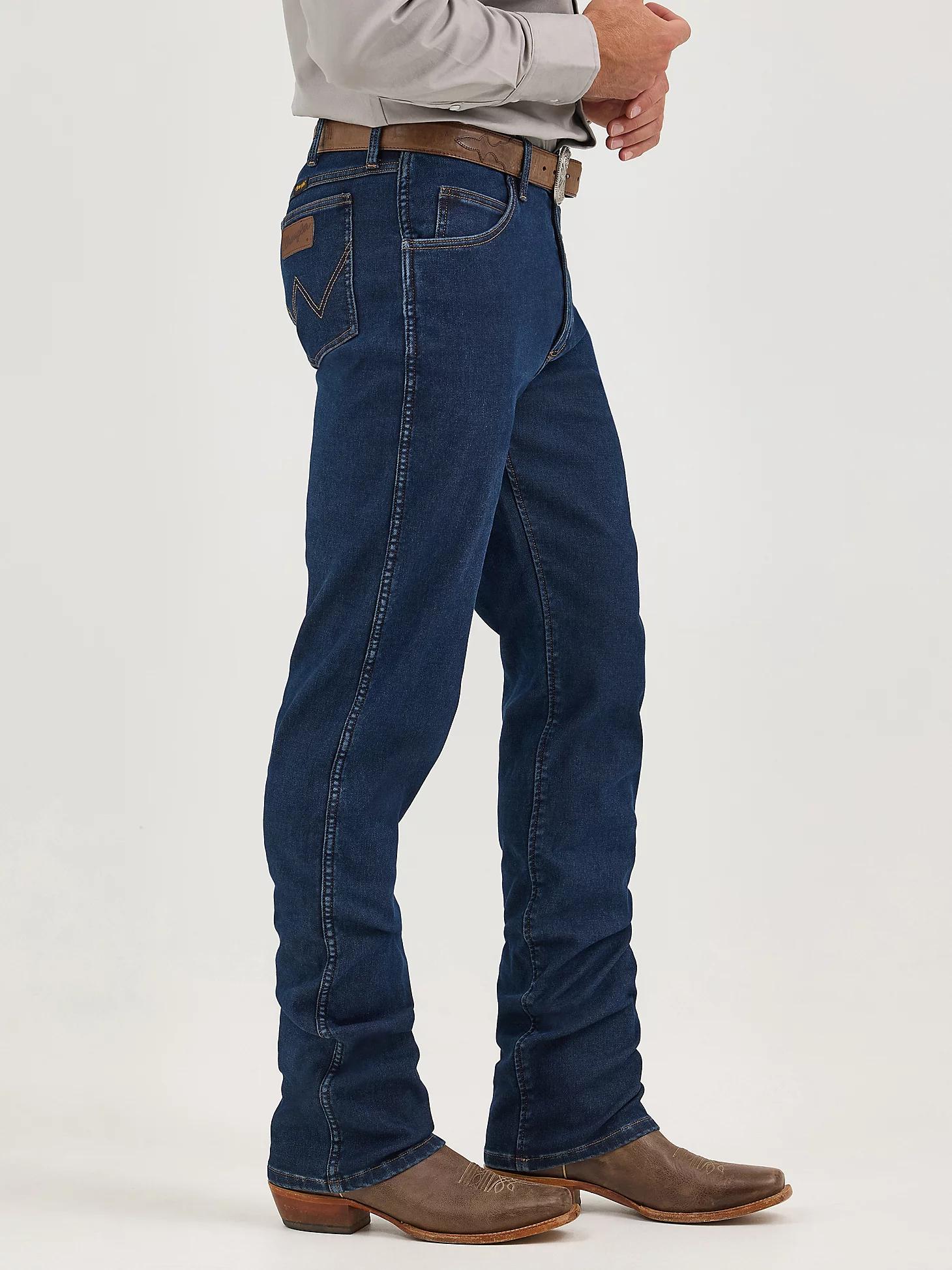 Premium Performance Cowboy Cut® Regular Fit Jean - Flannel Lined | Men's JEANS | Wrangler® Product Image