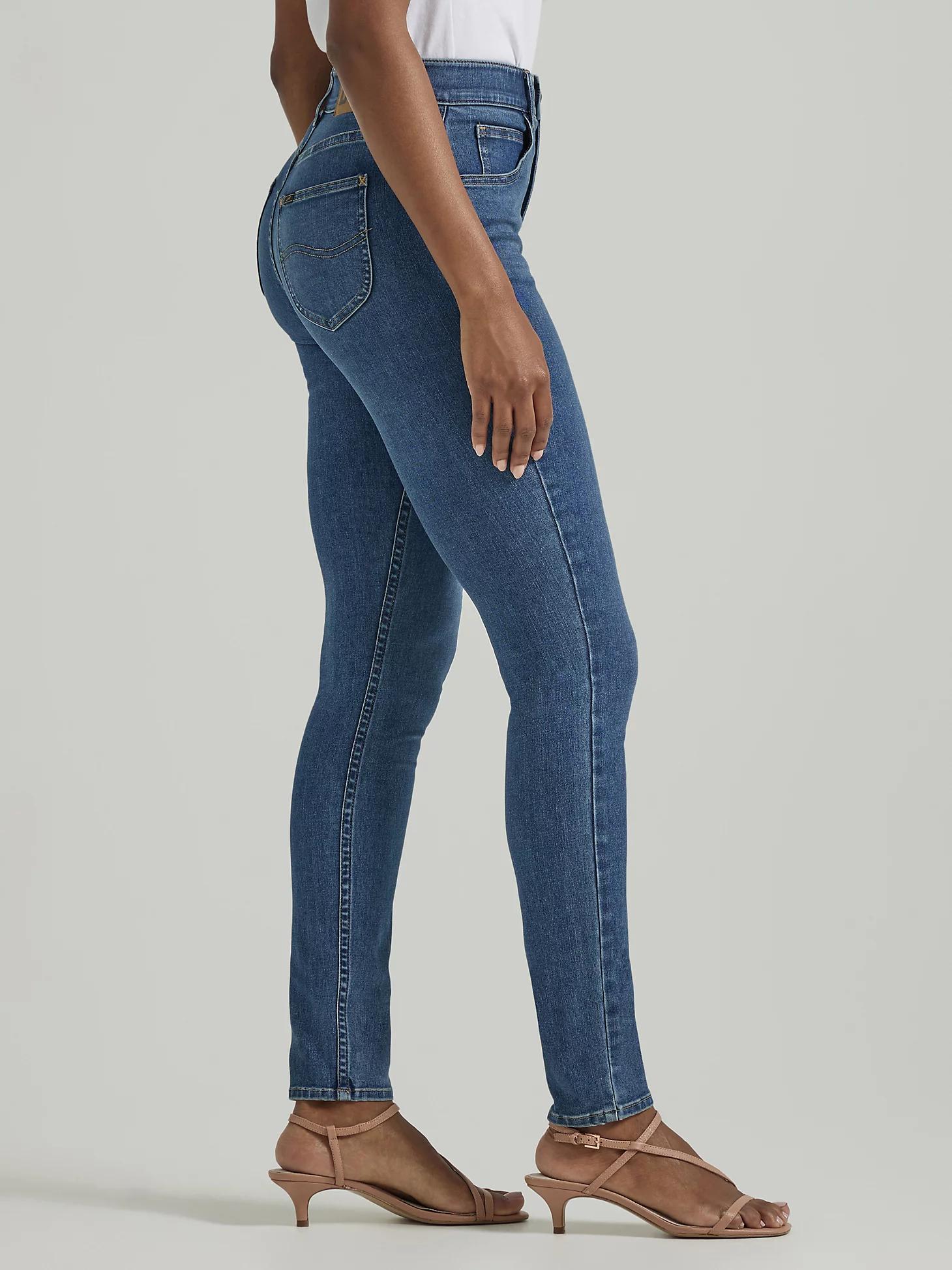 Women's Ultra Lux Comfort with Flex Motion Skinny Leg Jean (Petite) | Women's Jeans | Lee® Product Image
