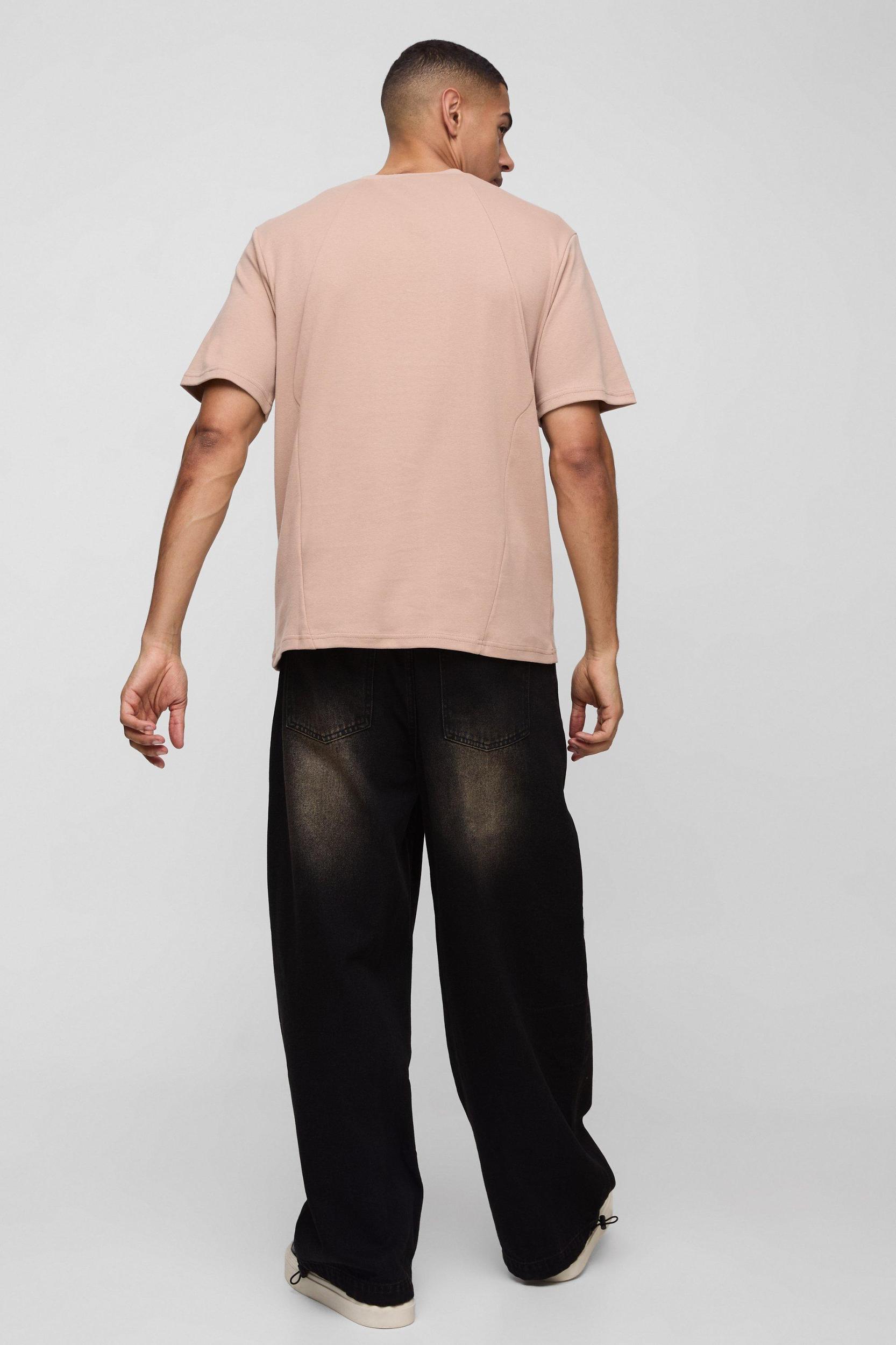 Parachute Baggy Washed Black Jeans | boohooMAN USA Product Image