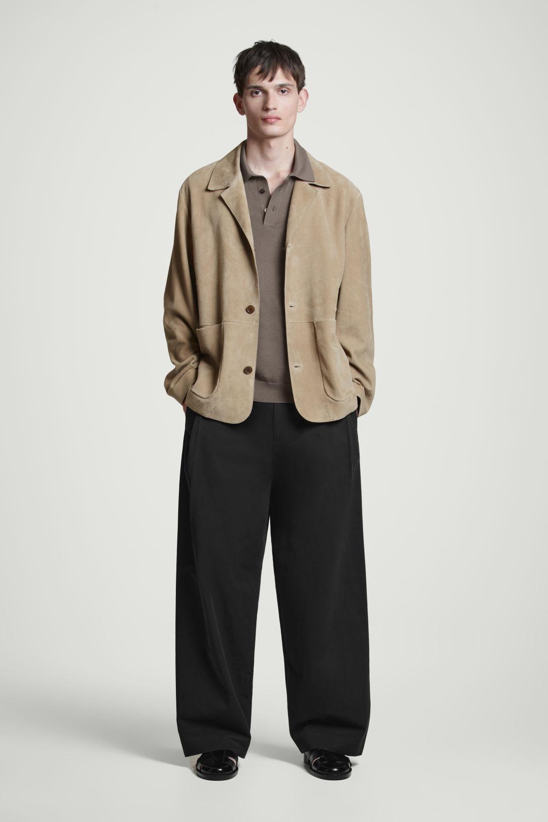 SLIM KNITTED SILK POLO SHIRT Product Image