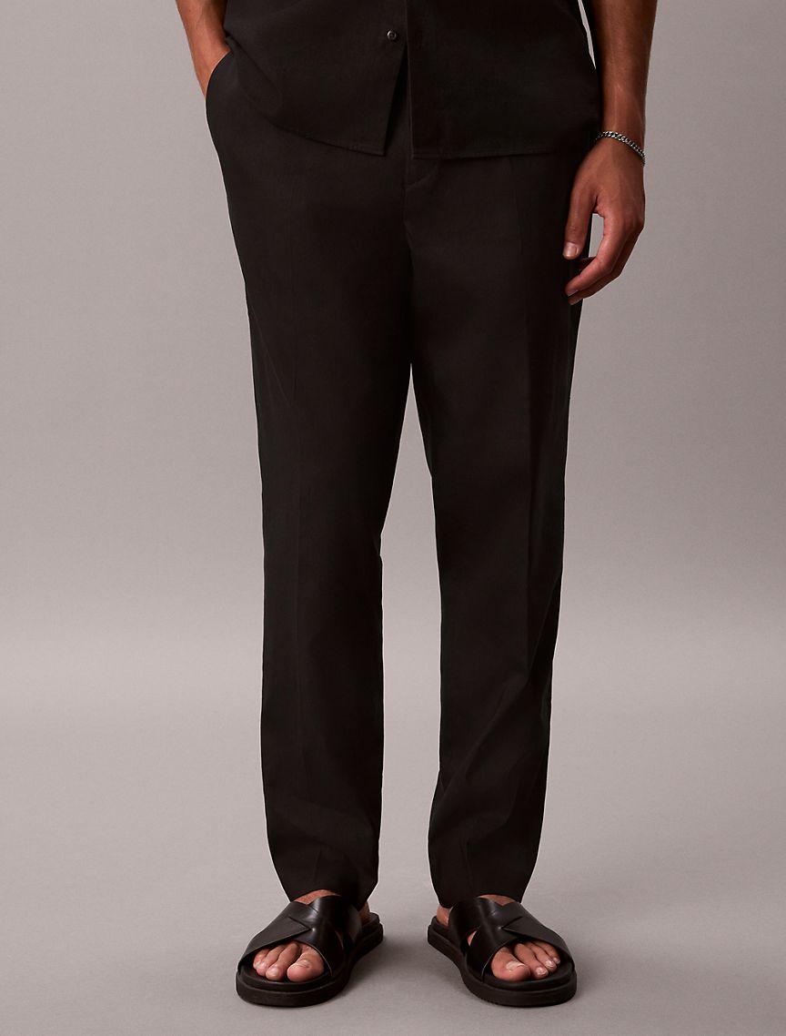 Linen Blend Pants Product Image