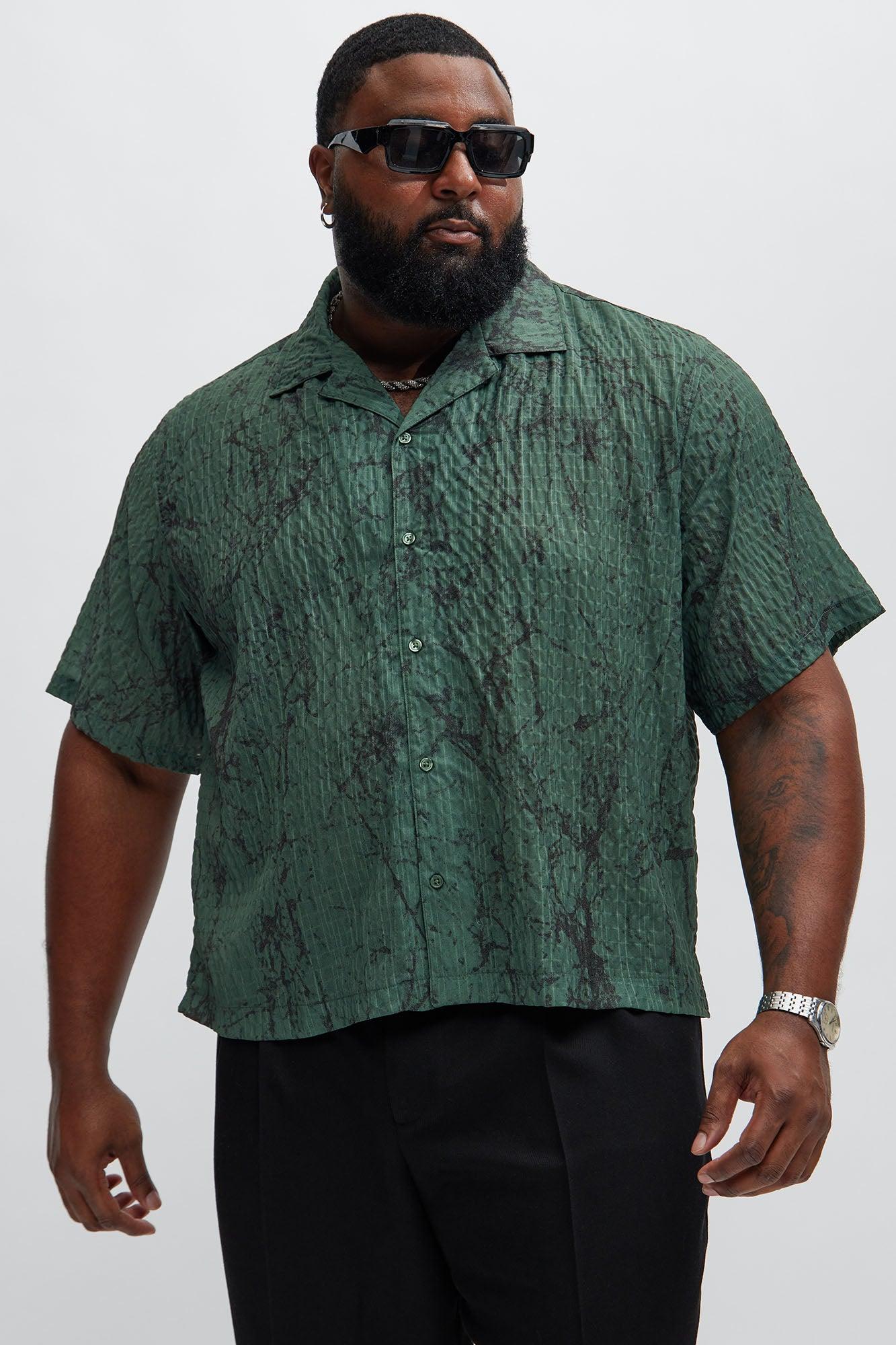 Bayou Textured Shirt - Olive Product Image