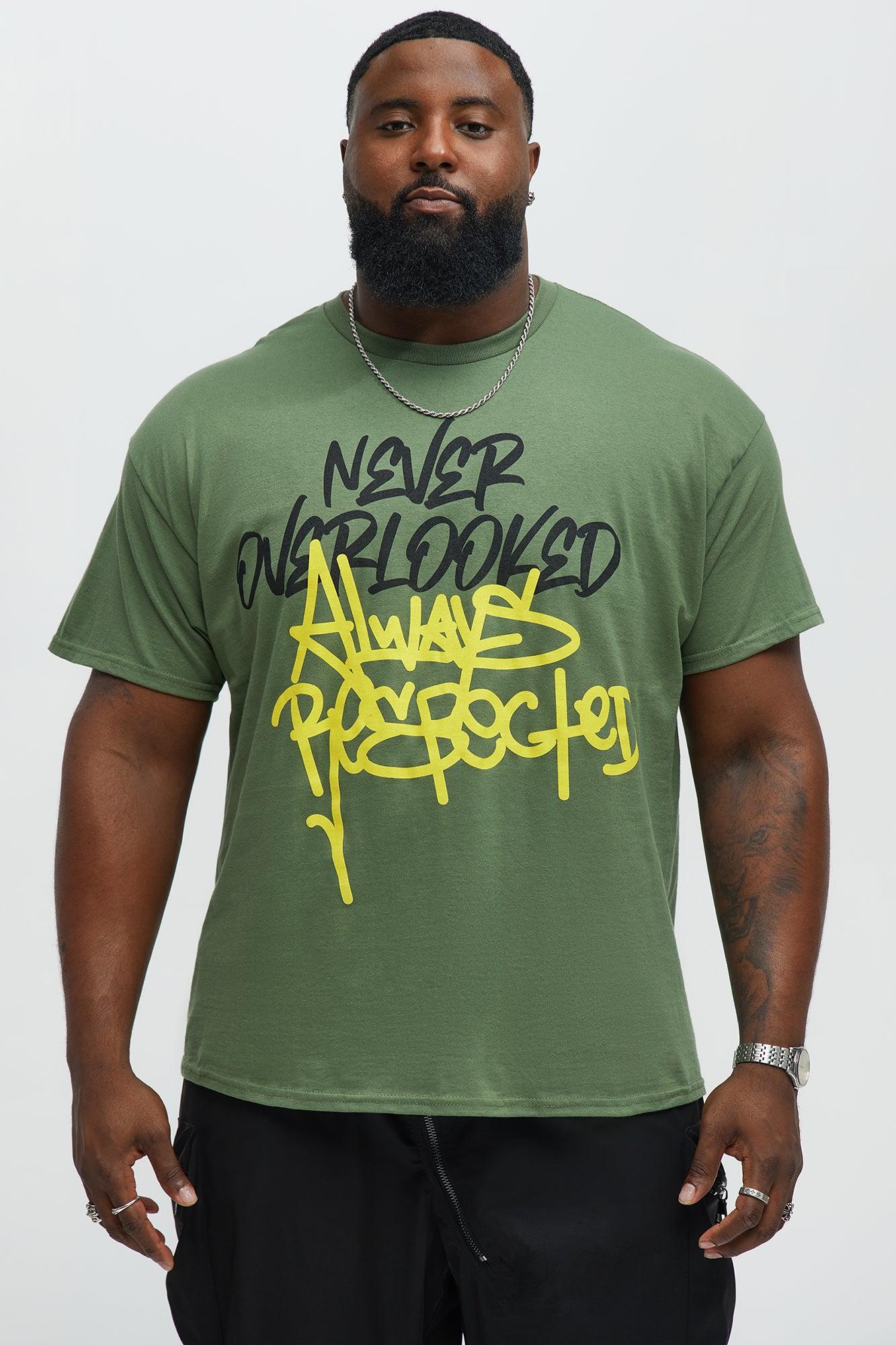 Never Overlooked Short Sleeve Tee - Olive Male Product Image