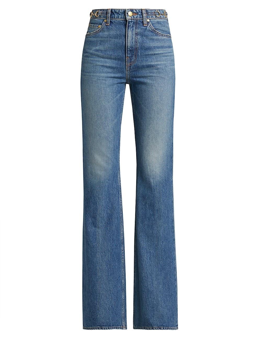 Womens The Colette High-Rise Wide-Leg Jeans Product Image