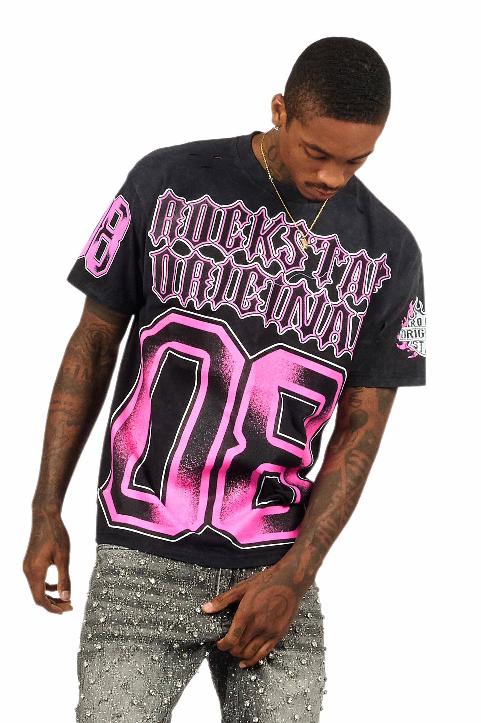 TaNeshia Black Oversized T-Shirt Female Product Image