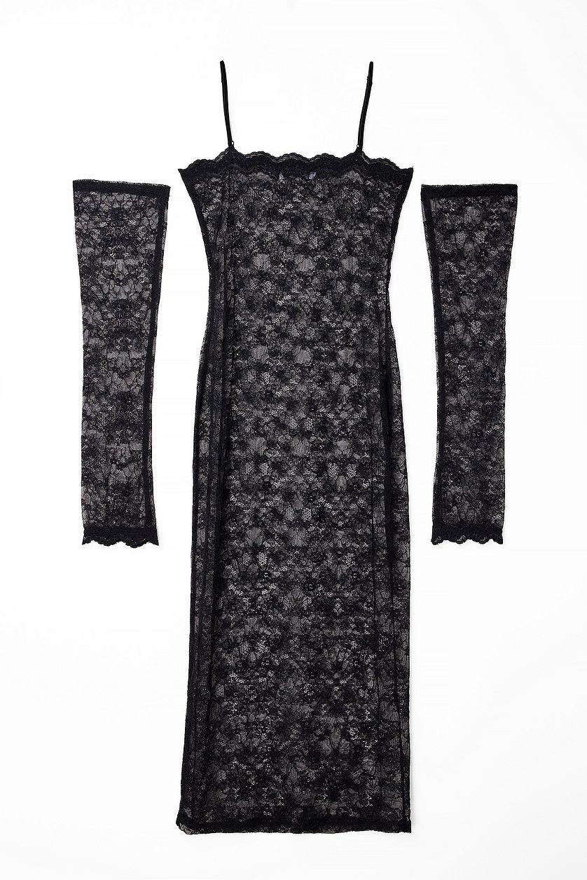 Lace Midi Dress Product Image