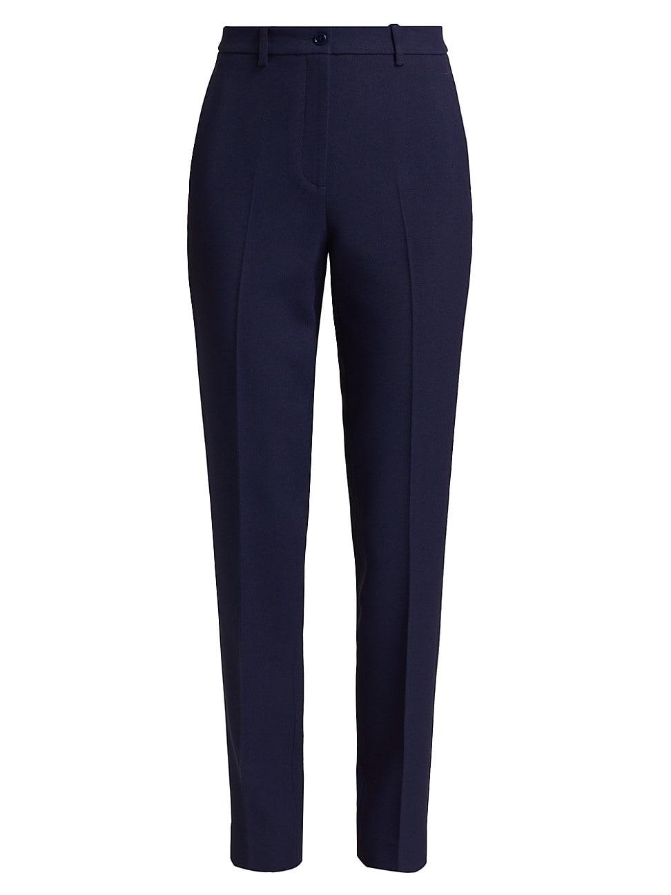 Womens Samantha Pleated Straight-Leg Pants Product Image