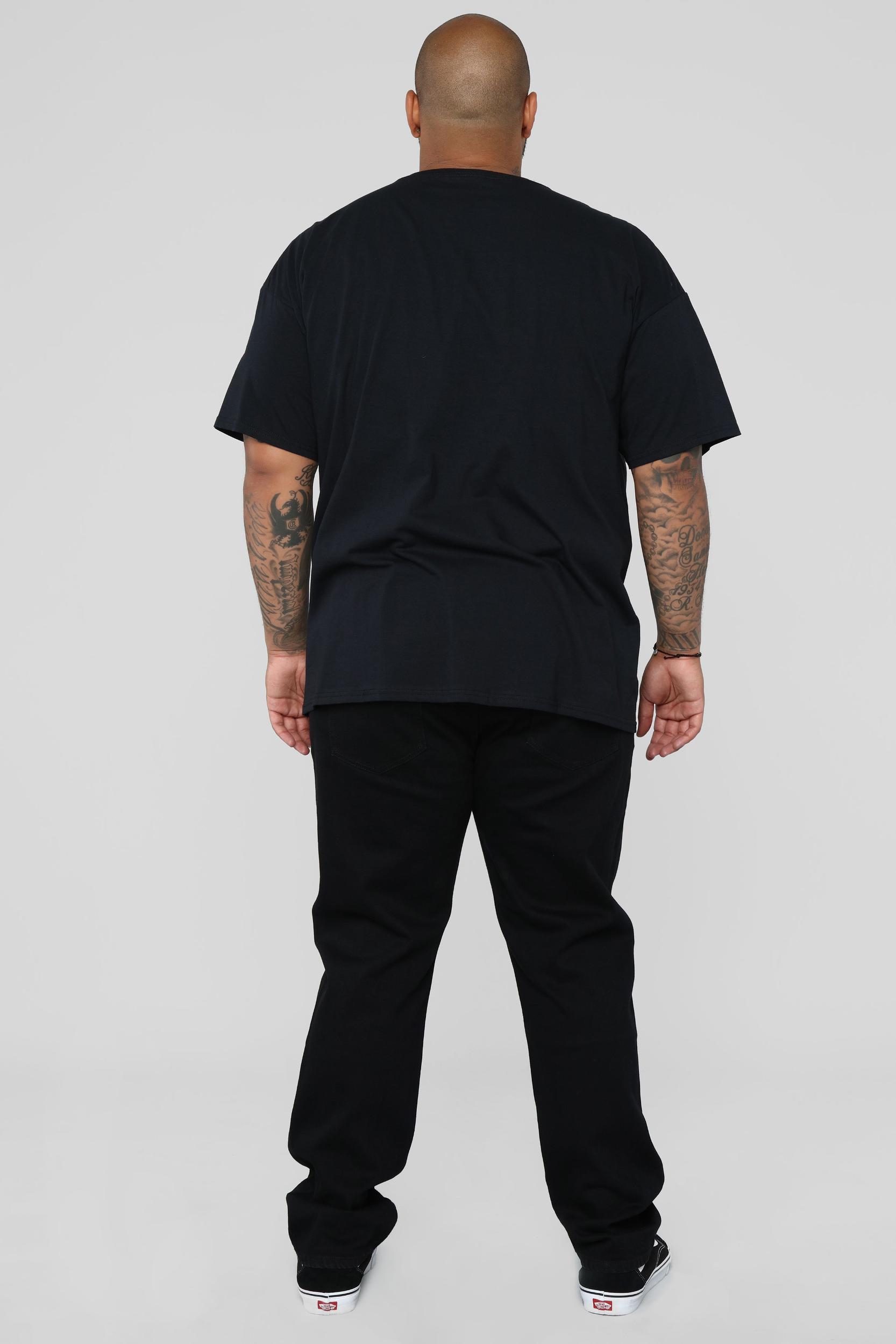 Mike Straight Taper Jeans - Black Product Image