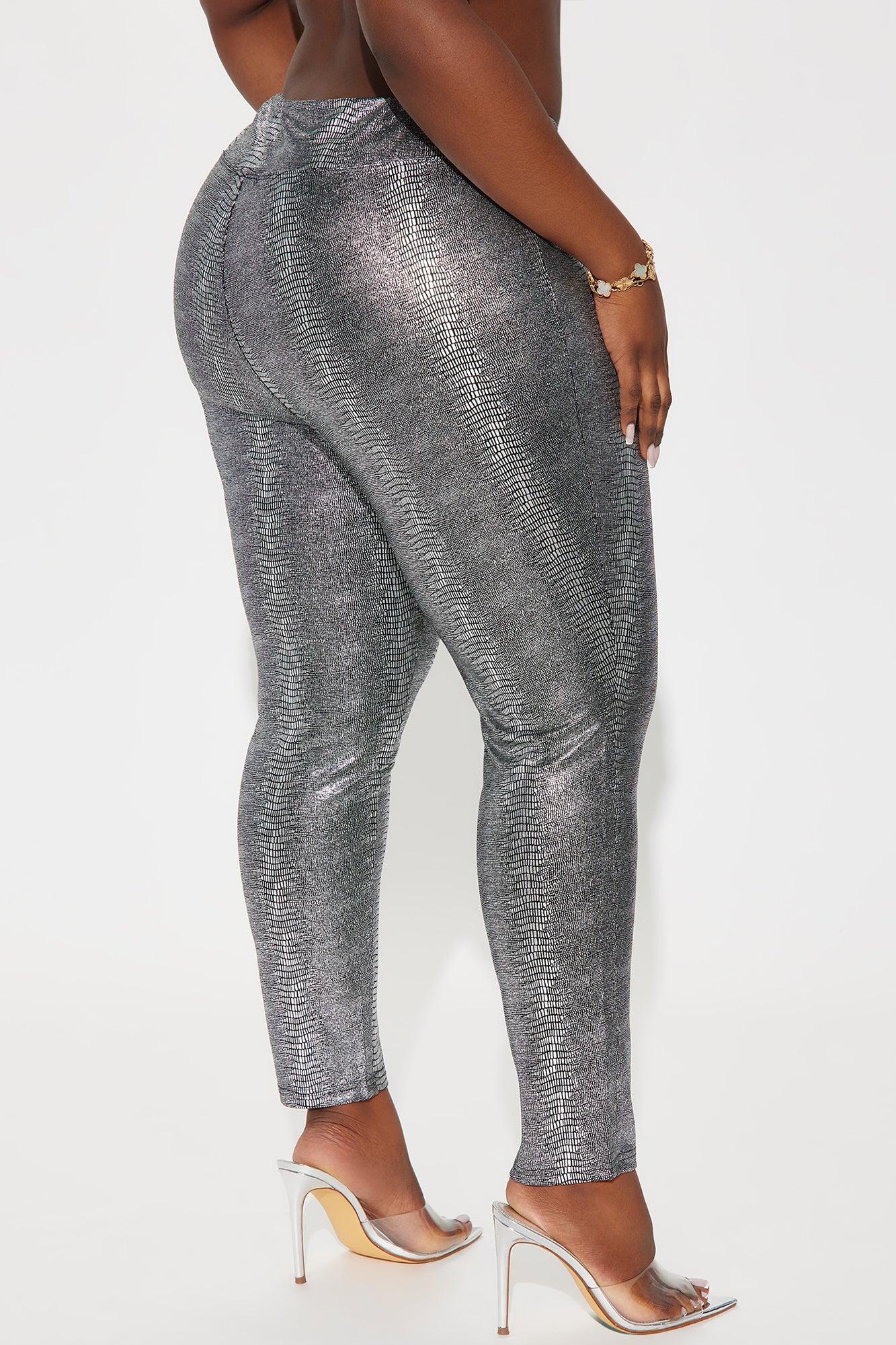 My Best Version Metallic Legging - Silver Product Image