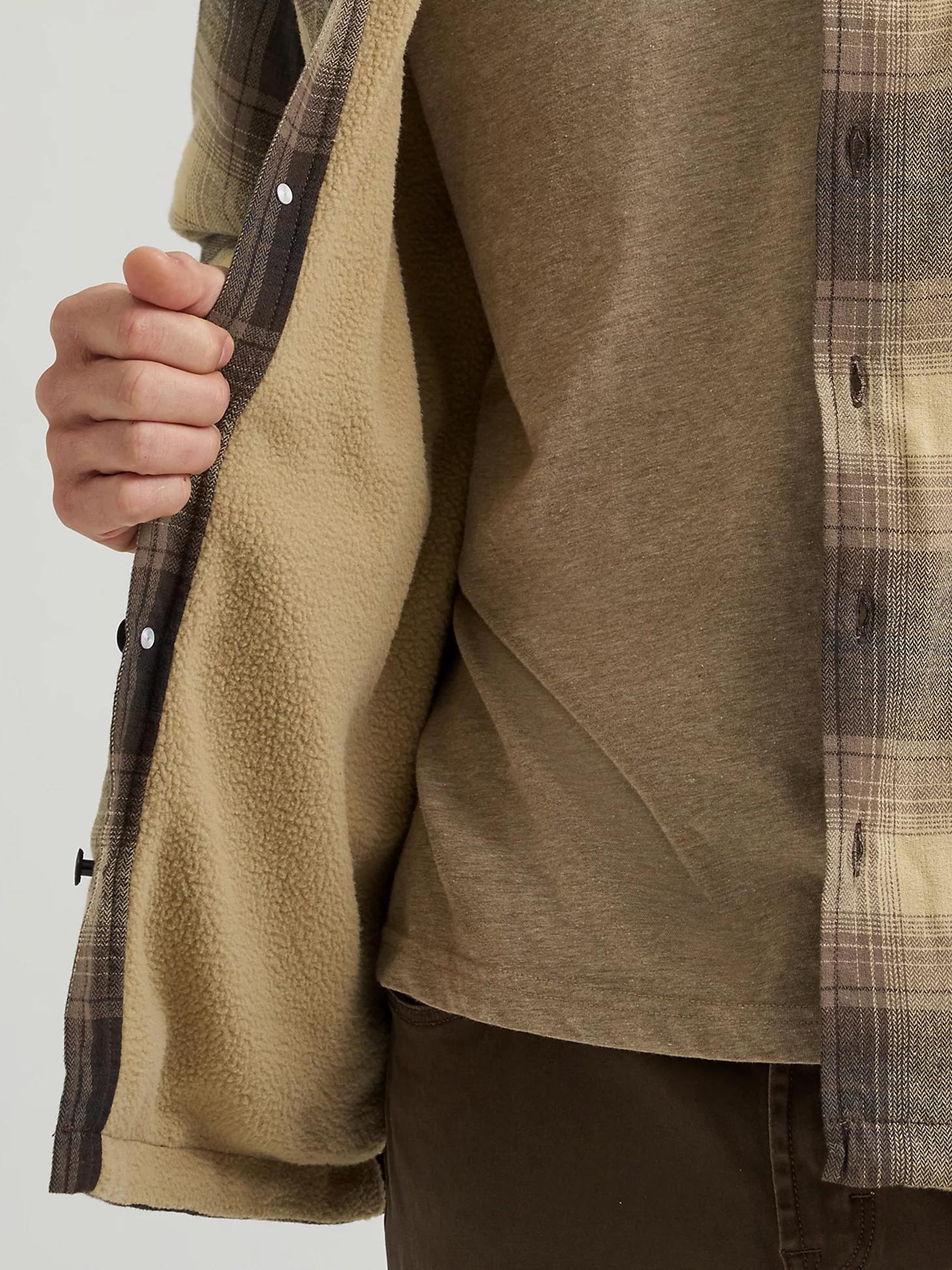 Men's Five Star Premium Plaid Sherpa Lined Shirt Jacket | Men's SHIRTS | Wrangler® Product Image