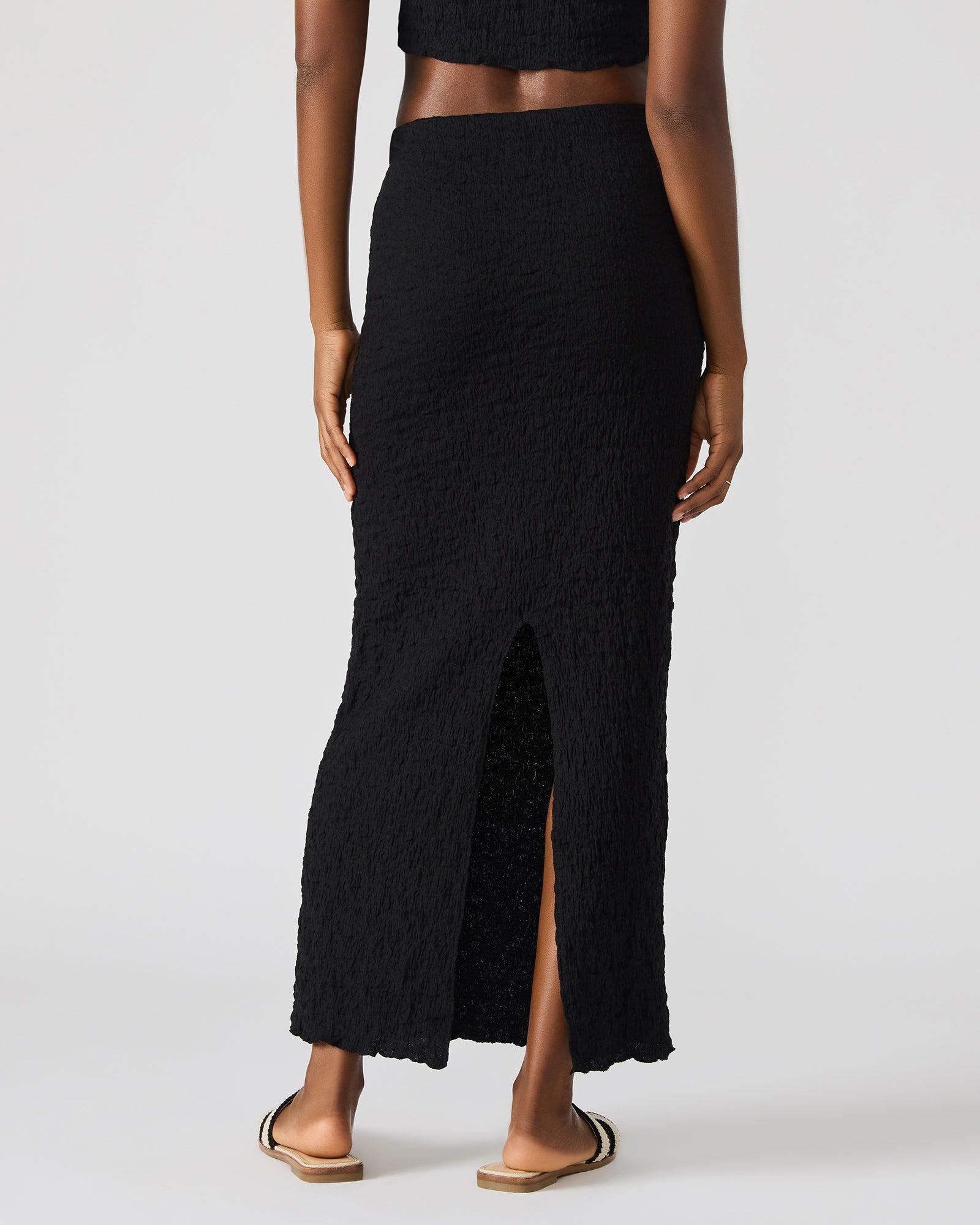 SEASIDE MAXI SKIRT SET BLACK Female Product Image