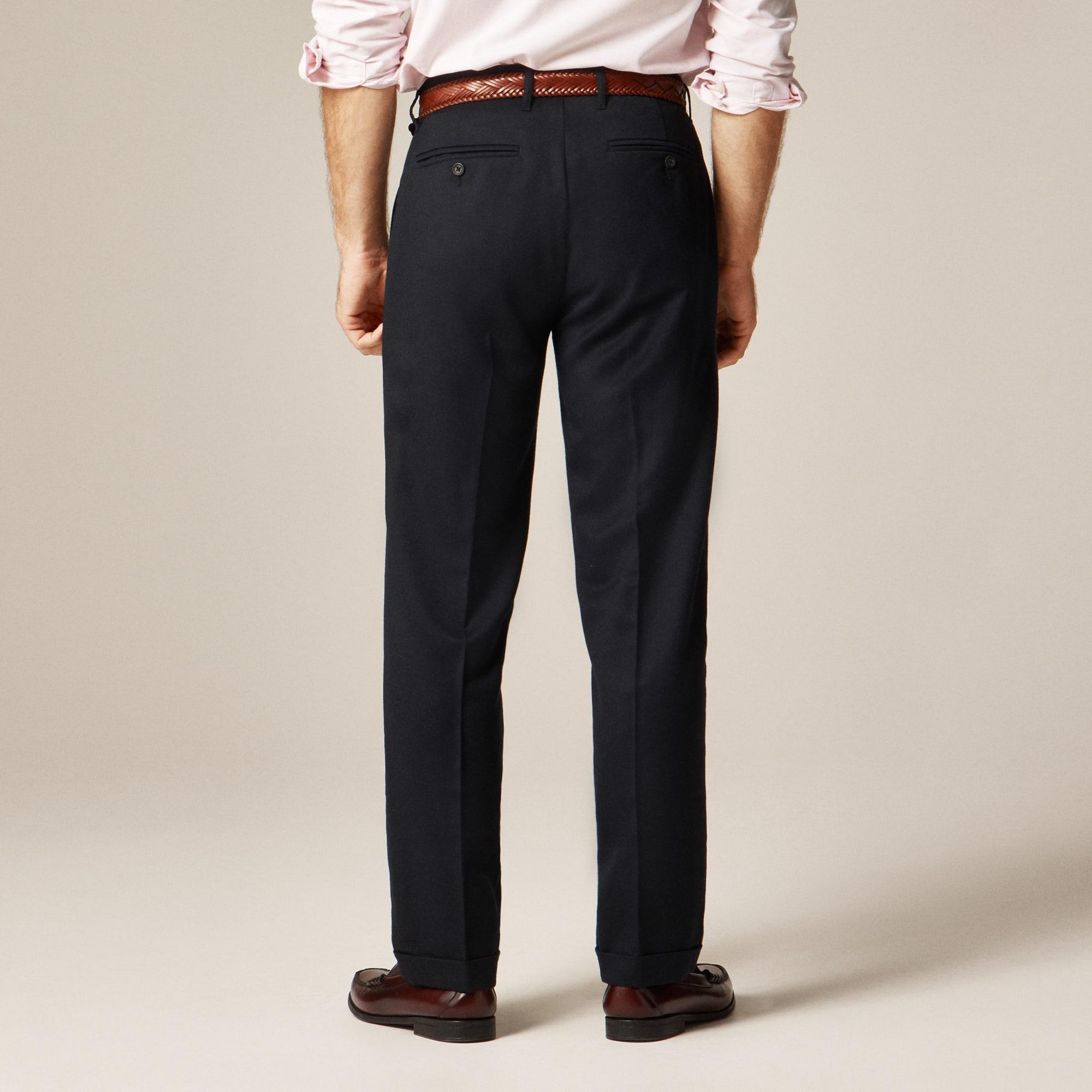 Classic creased wool trouser Product Image