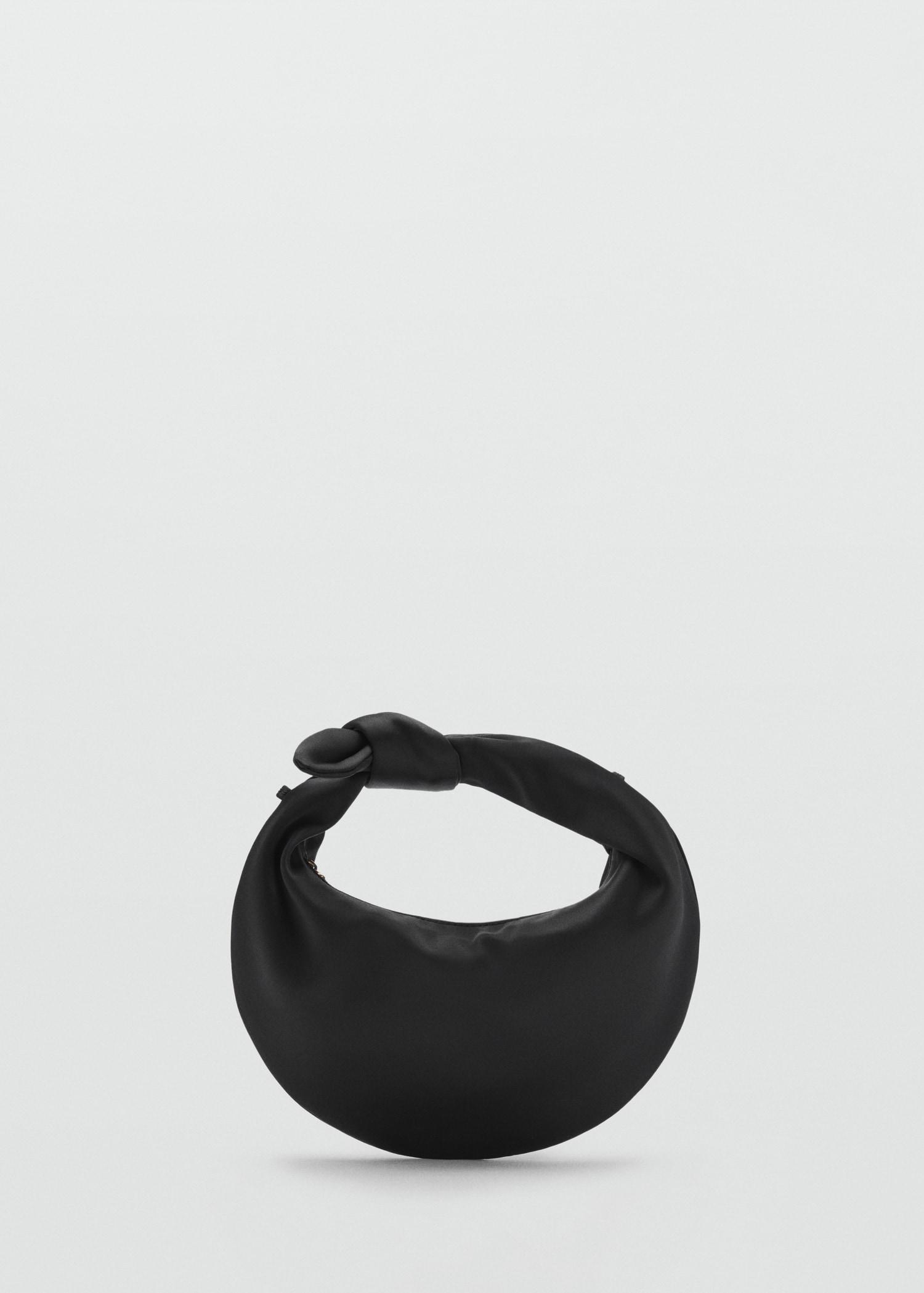 Satin handbag - Women | MANGO USA Product Image