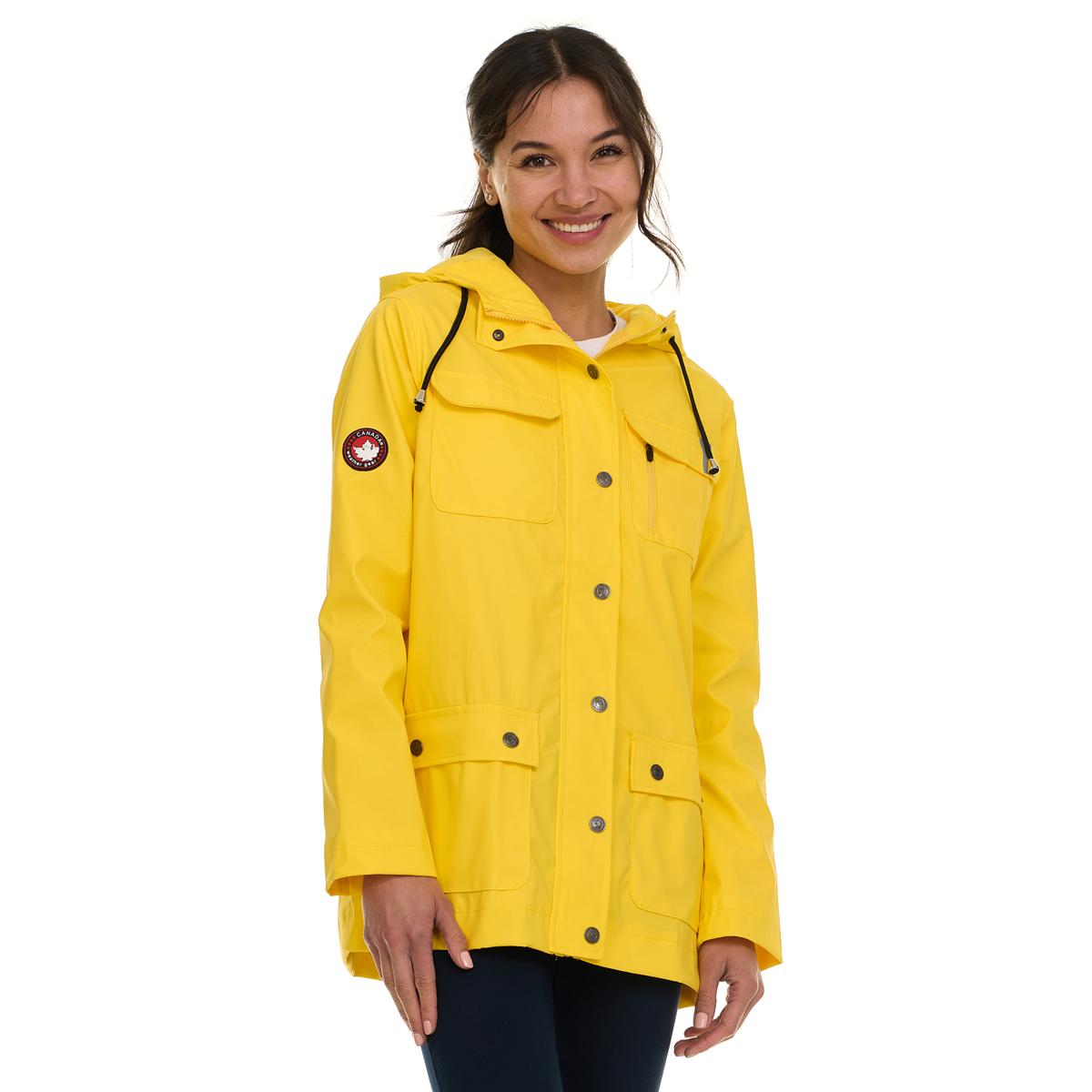 Canada Weather Gear Women's Waterproof Hooded Rain Coat Product Image