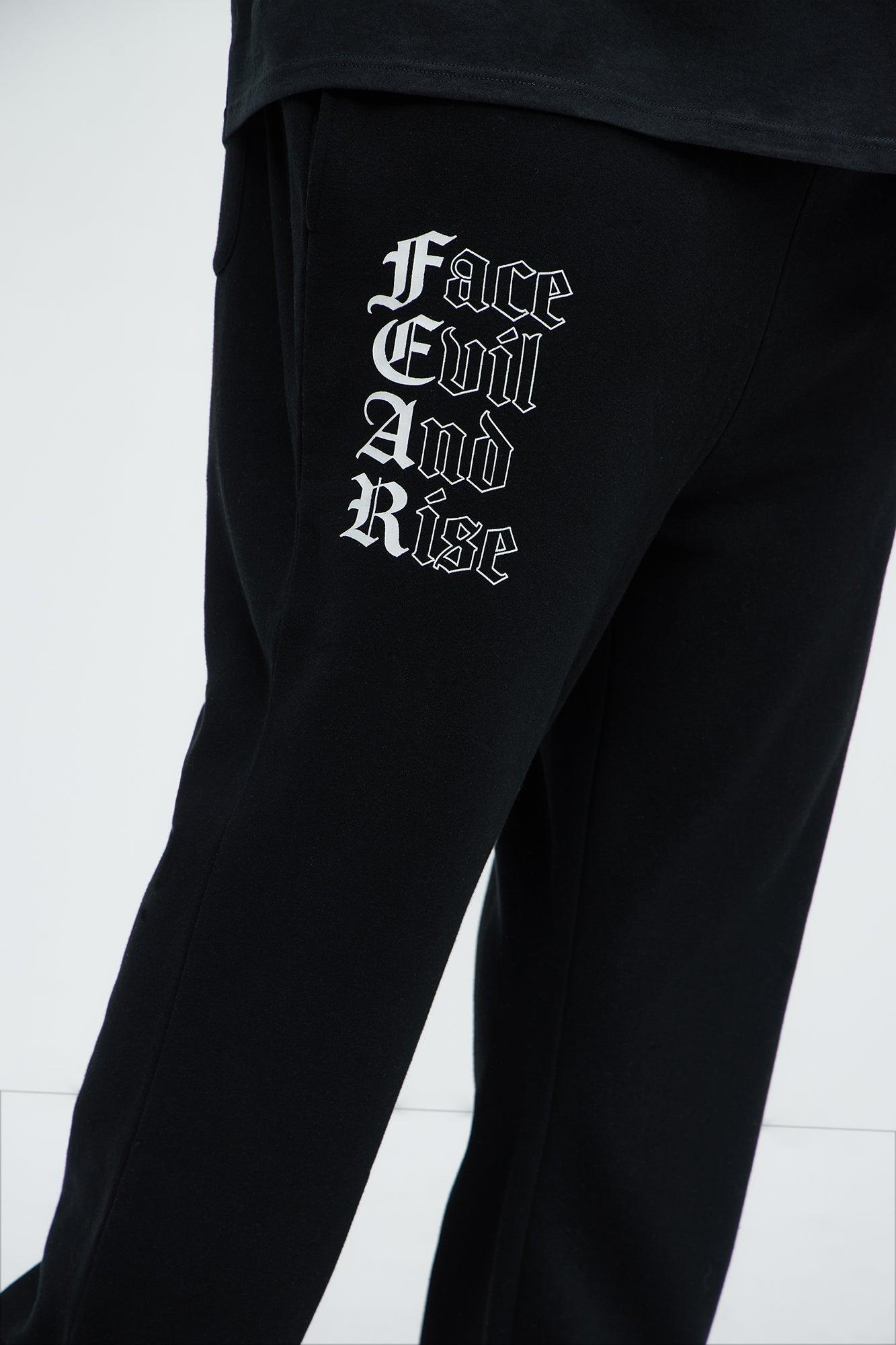 Tyson Fear Straight Sweatpants - Black Product Image