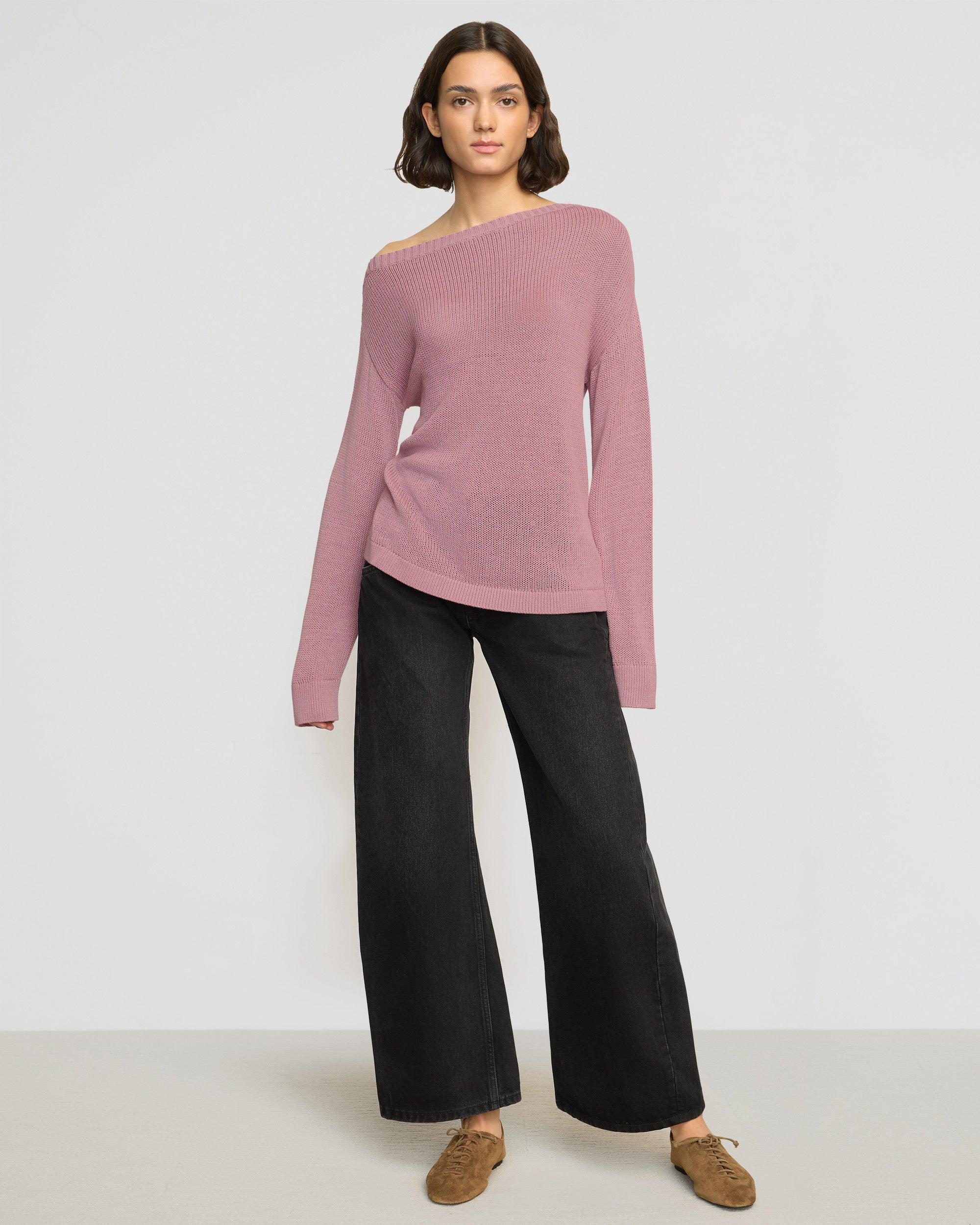 Issa Lightweight Off-Shoulder Sweater Product Image