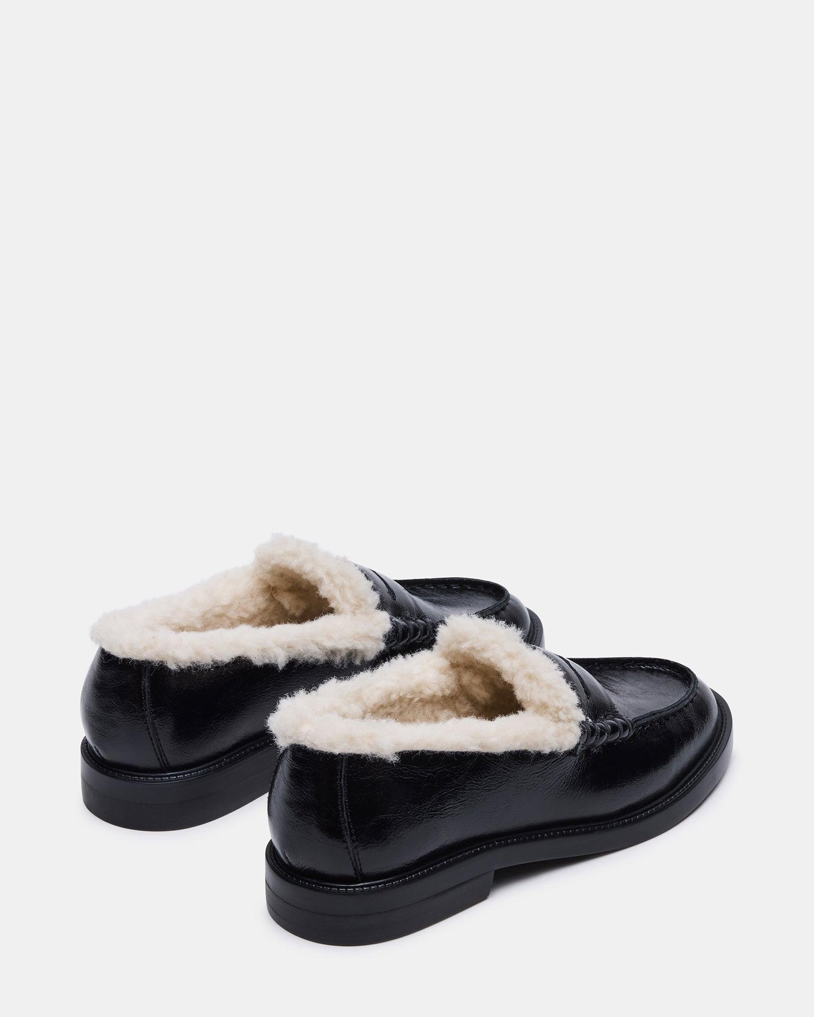MADISON FAUX FUR BLACK LEATHER Female Product Image