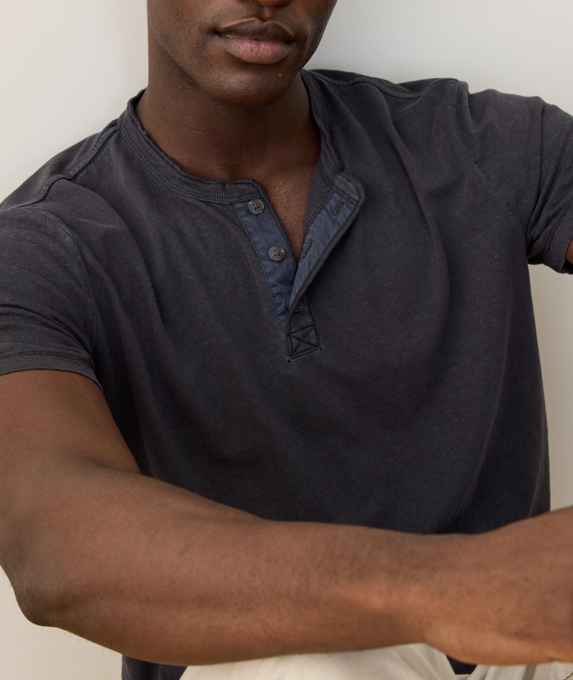 Relaxed Hemp Cotton Henley Product Image