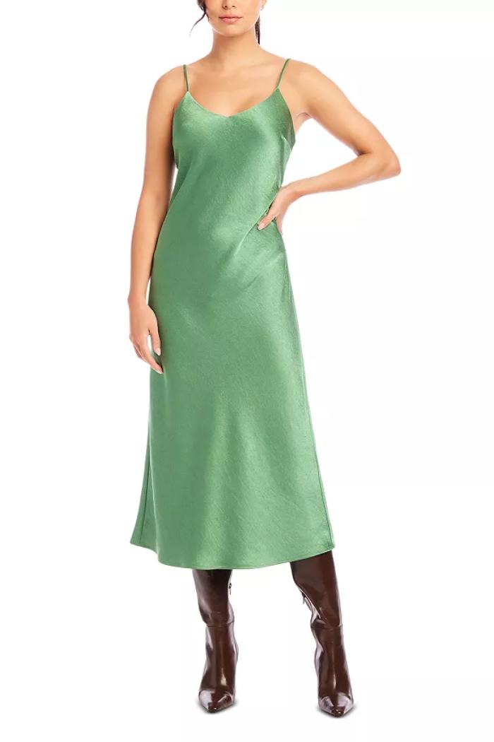 Bias Midi Dress- Sage Product Image
