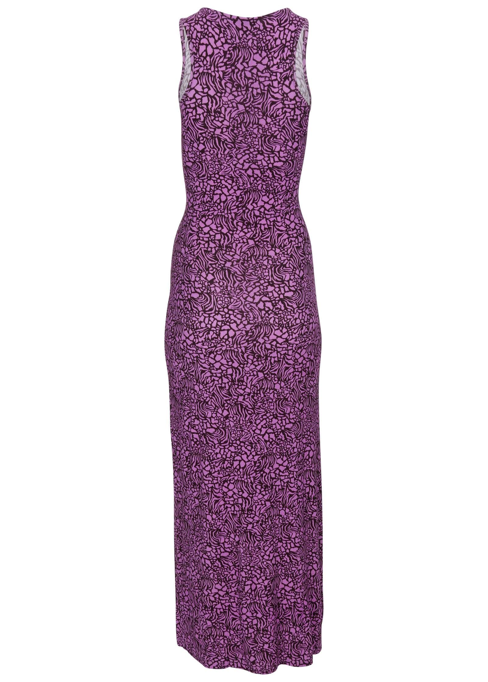 Tank Maxi Dress - Purple Abstract Animal Product Image