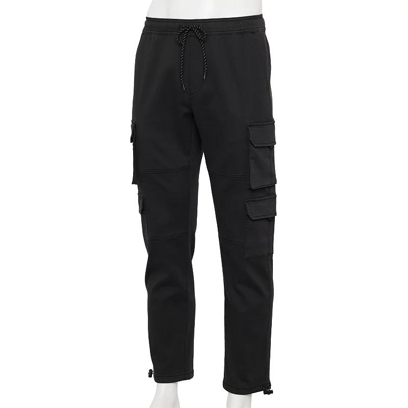 Mens Lazer Stacked Cargo Jogger Pants Green Product Image