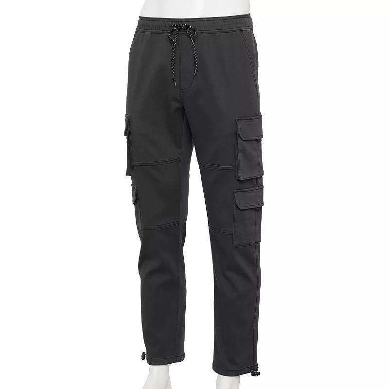 Mens Lazer Stacked Cargo Jogger Pants Green Product Image