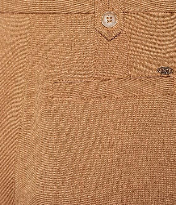 Sam Edelman Coordinating Noa Embroidered Twill High-Rise Trouser Shorts Product Image