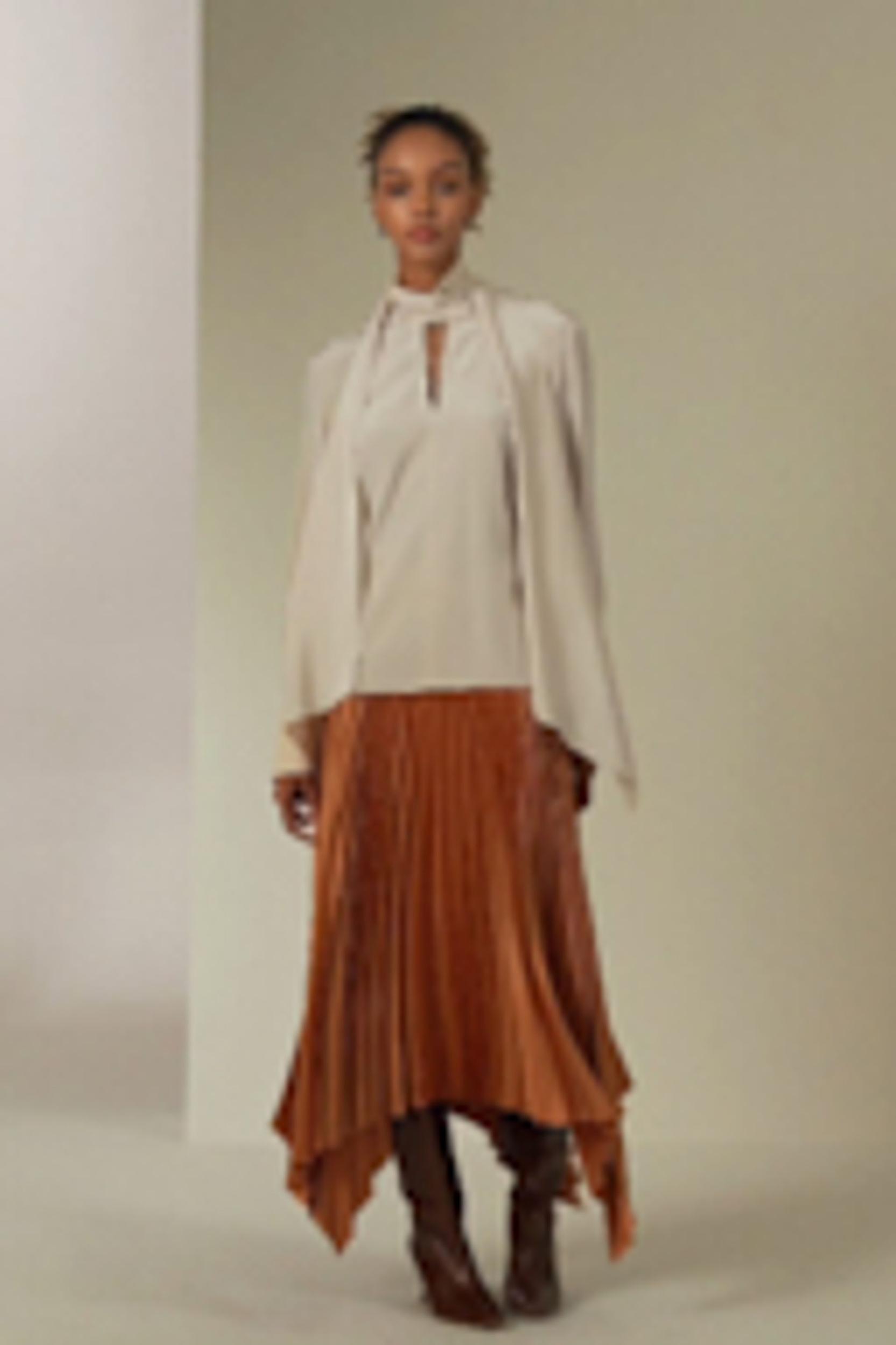 Silk Statement Blouse Product Image