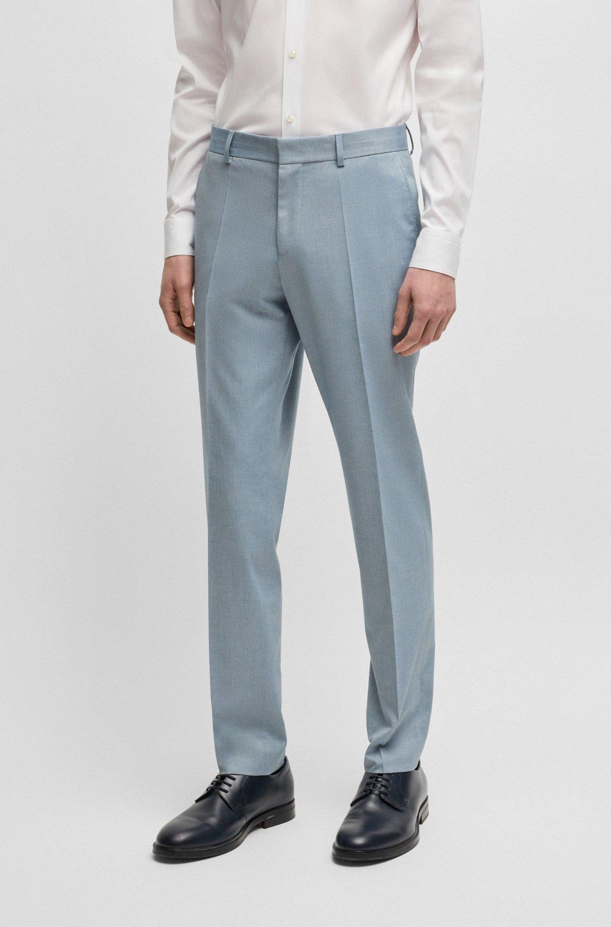 Formal trousers in stretch chiffon Product Image