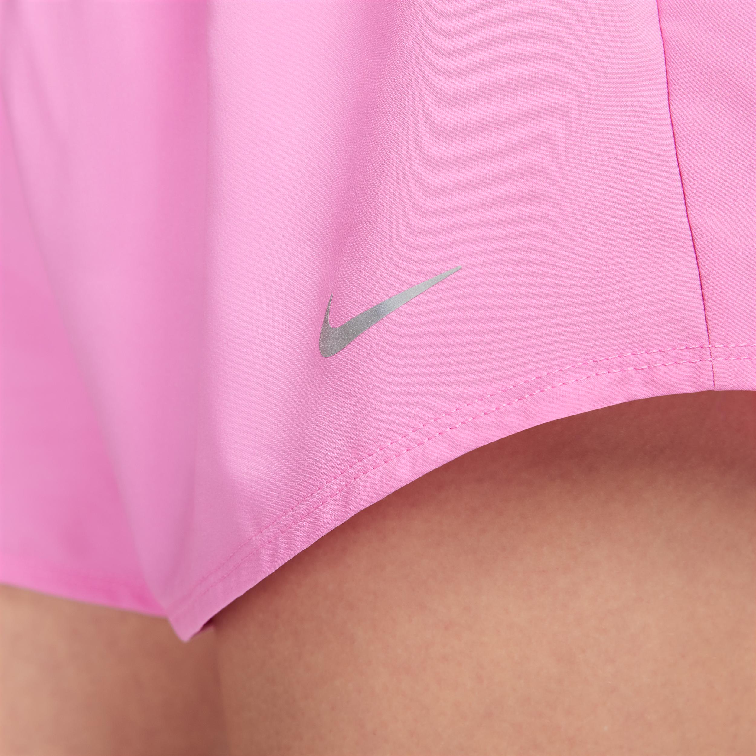 Nike Women's One Dri-FIT Mid-Rise 3" Brief-Lined Shorts Product Image