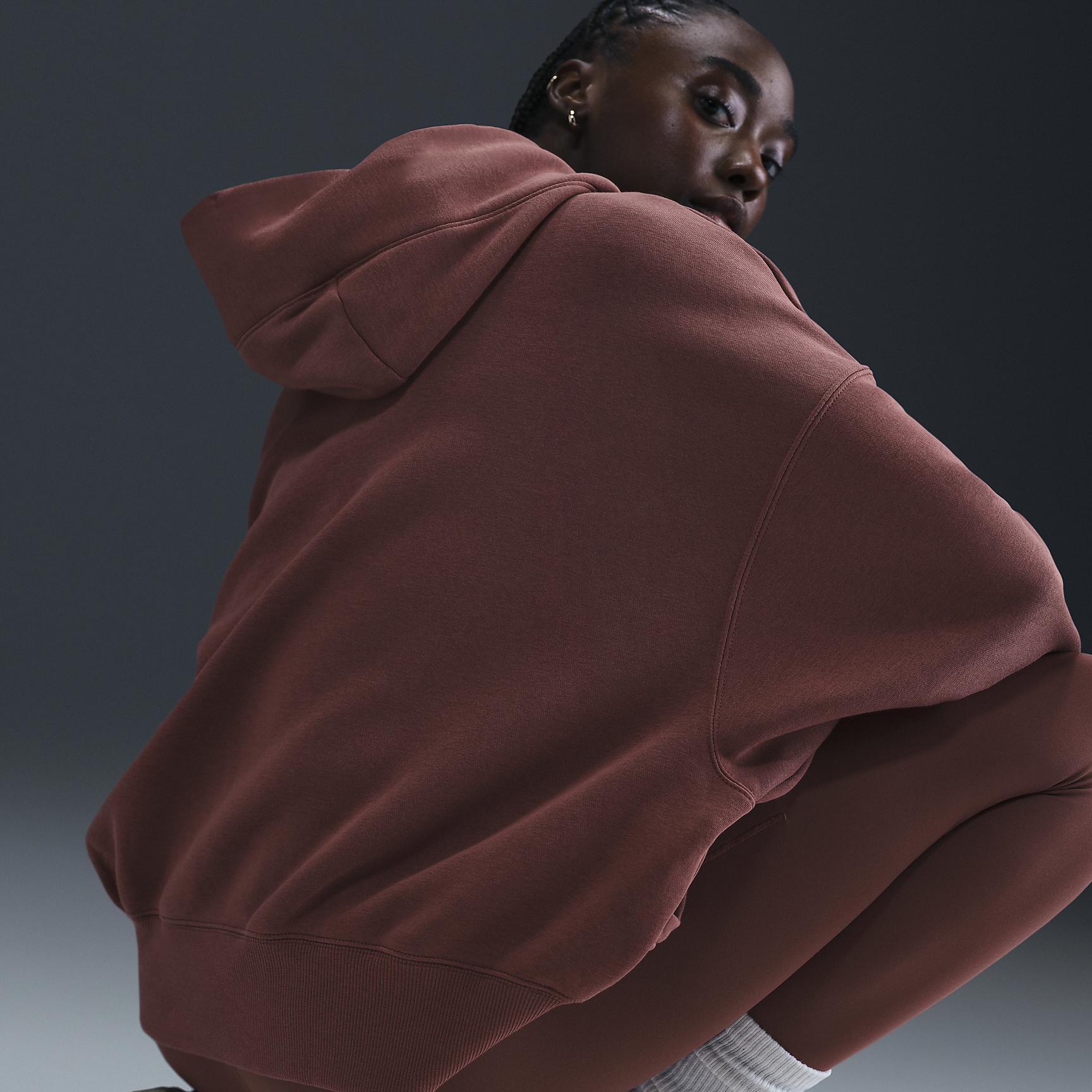 Womens Nike Sportswear Phoenix Fleece Over-Oversized Pullover Hoodie | DQ5858-218 Product Image