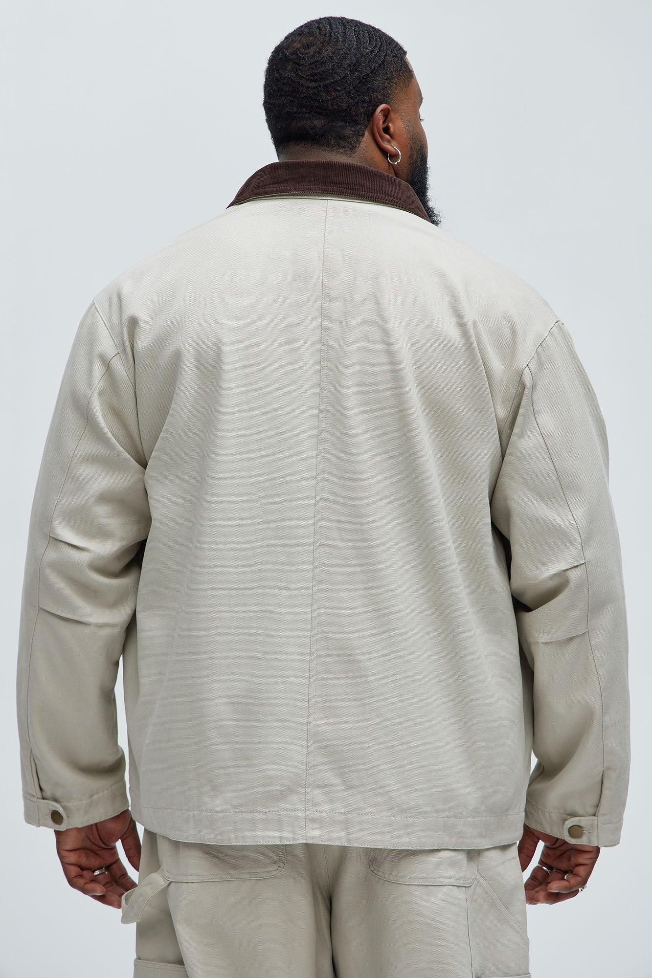 Alexander Utility Canvas Chore Jacket - Off White Product Image