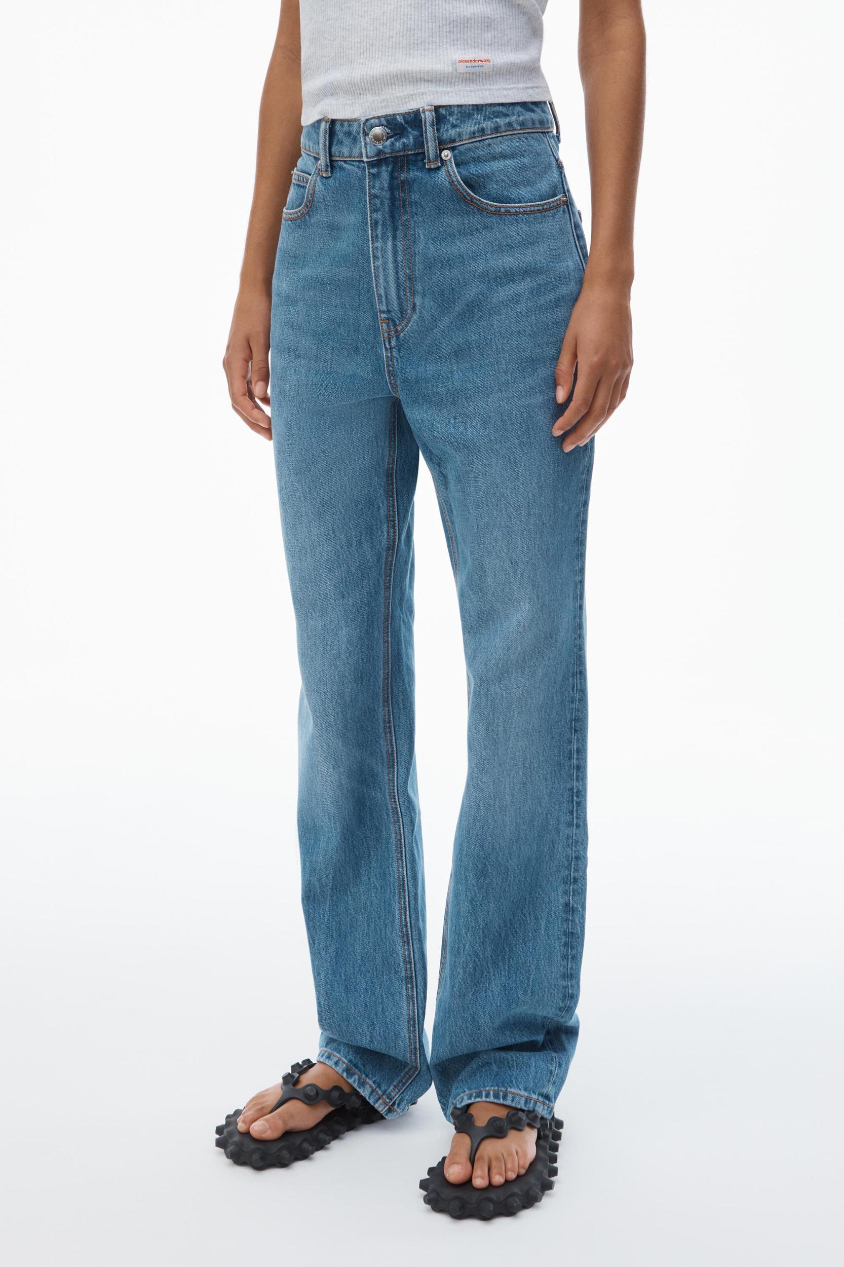 Fly High-rise Stacked Jeans Product Image