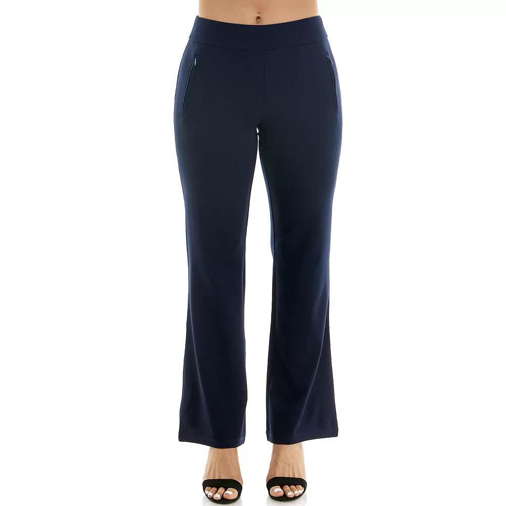 Women's Nina Leonard Classic Bell Bottom Pants,  Product Image